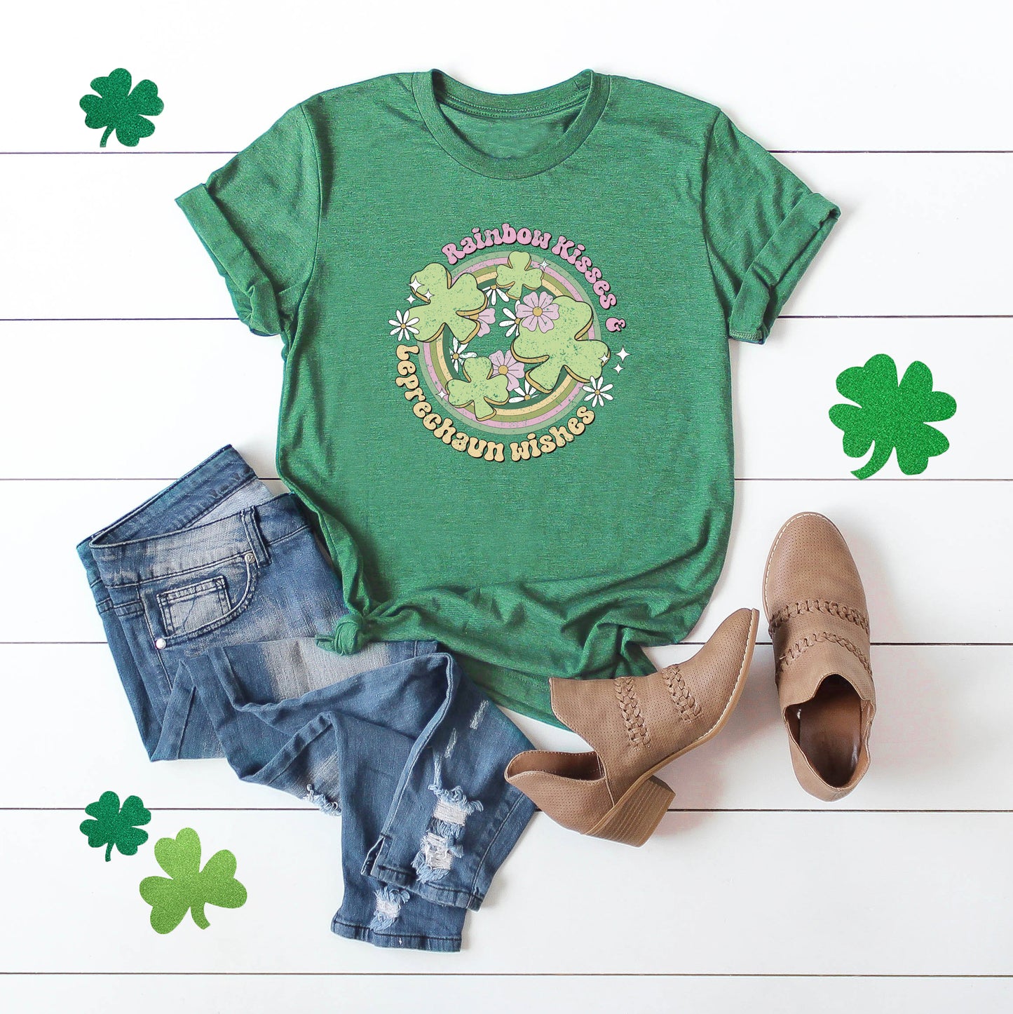 Leprechaun Wishes | Short Sleeve Graphic Tee