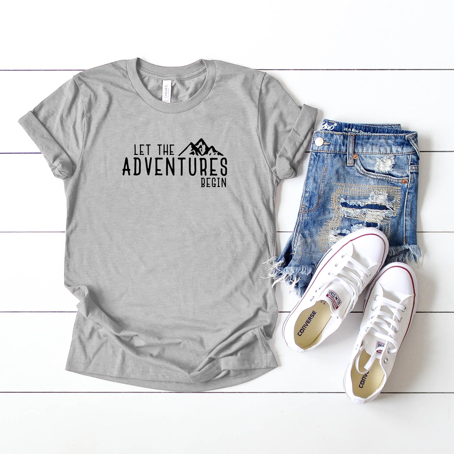 Let The Adventures Begin | Short Sleeve Graphic Tee