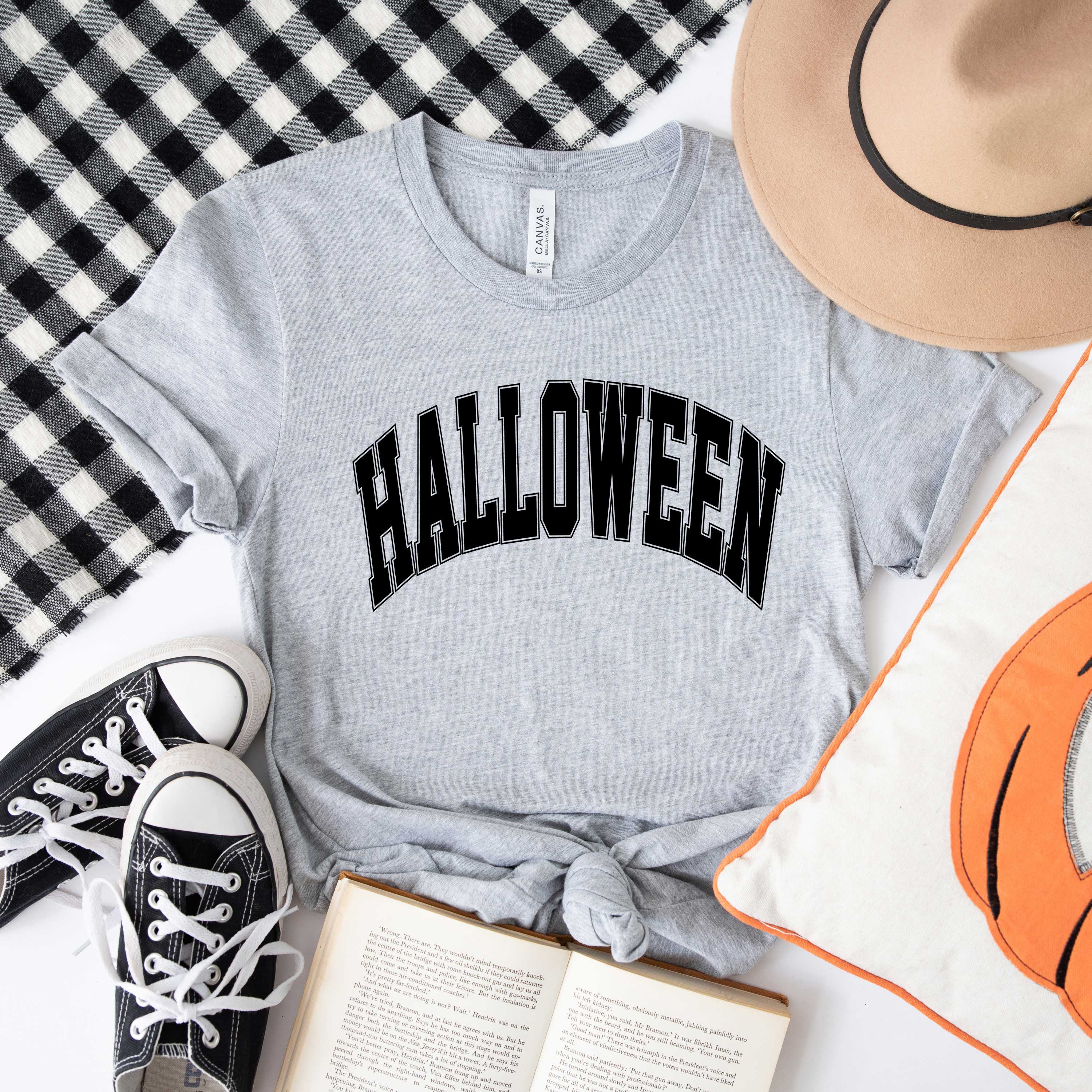 Varsity Halloween | Short Sleeve Crew Neck
