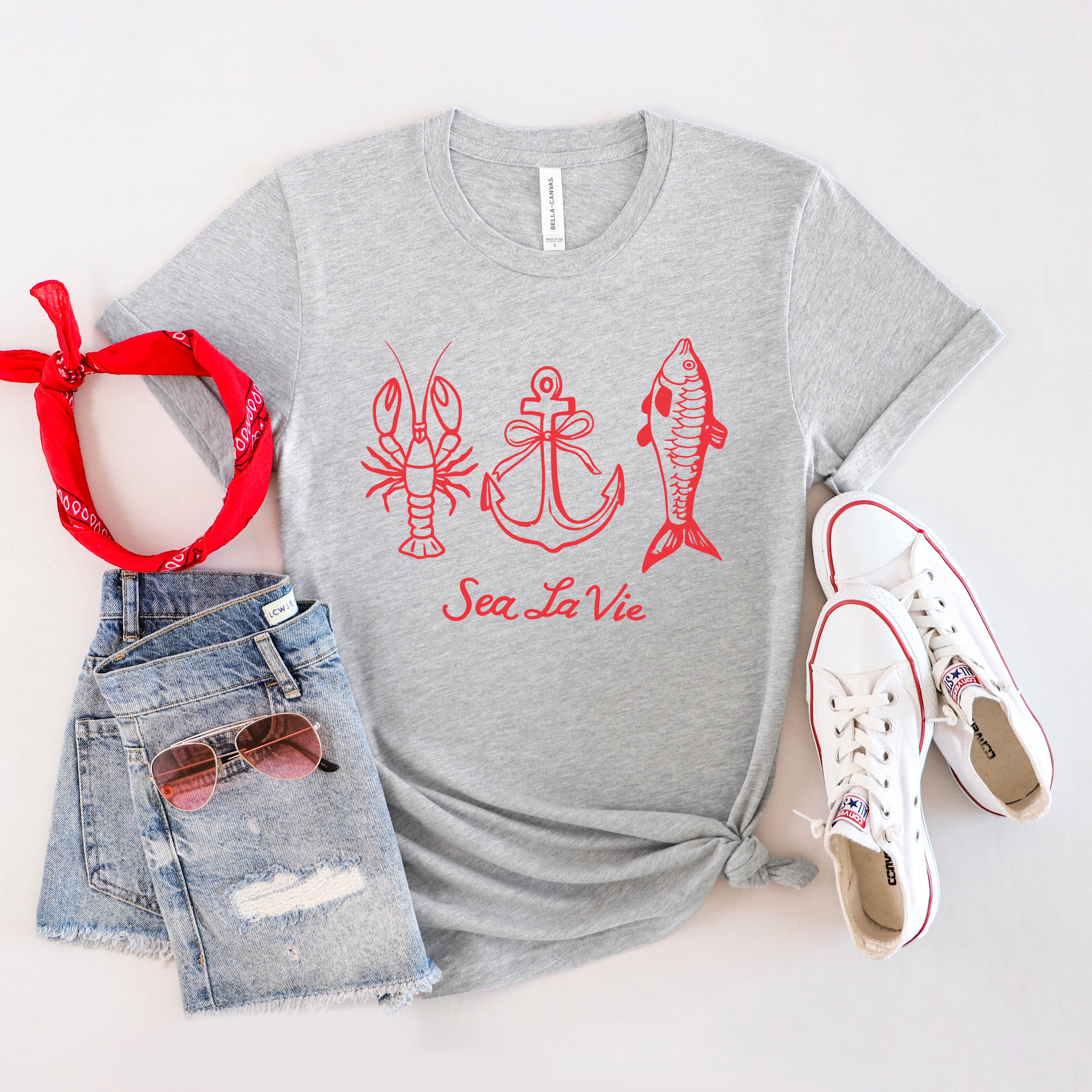 Sea La Vie 3 Across | Short Sleeve Graphic Tee