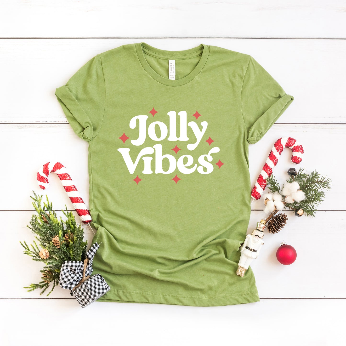 Retro Jolly Vibes | Short Sleeve Graphic Tee