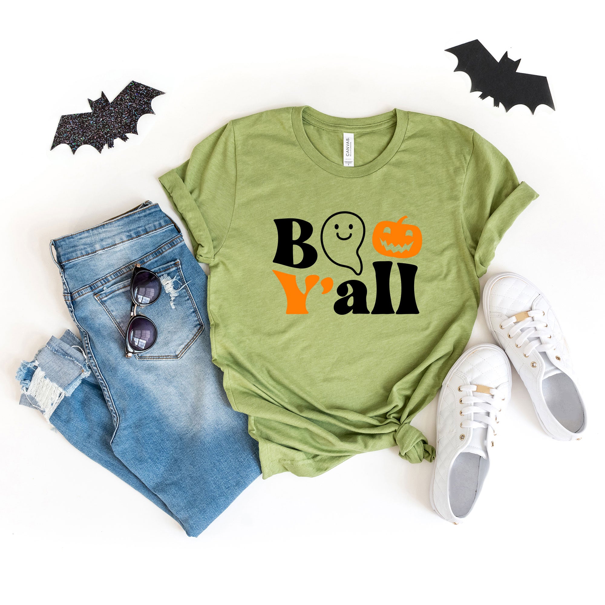 Boo Y'all | Short Sleeve Crew Neck