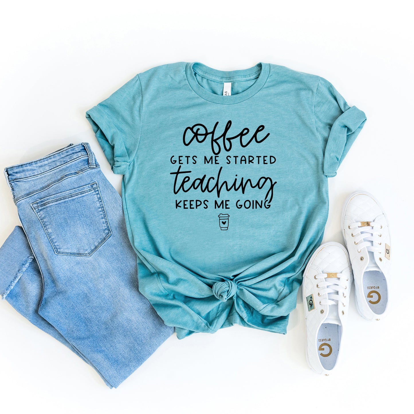 Keeps Me Going Coffee | Short Sleeve Graphic Tee