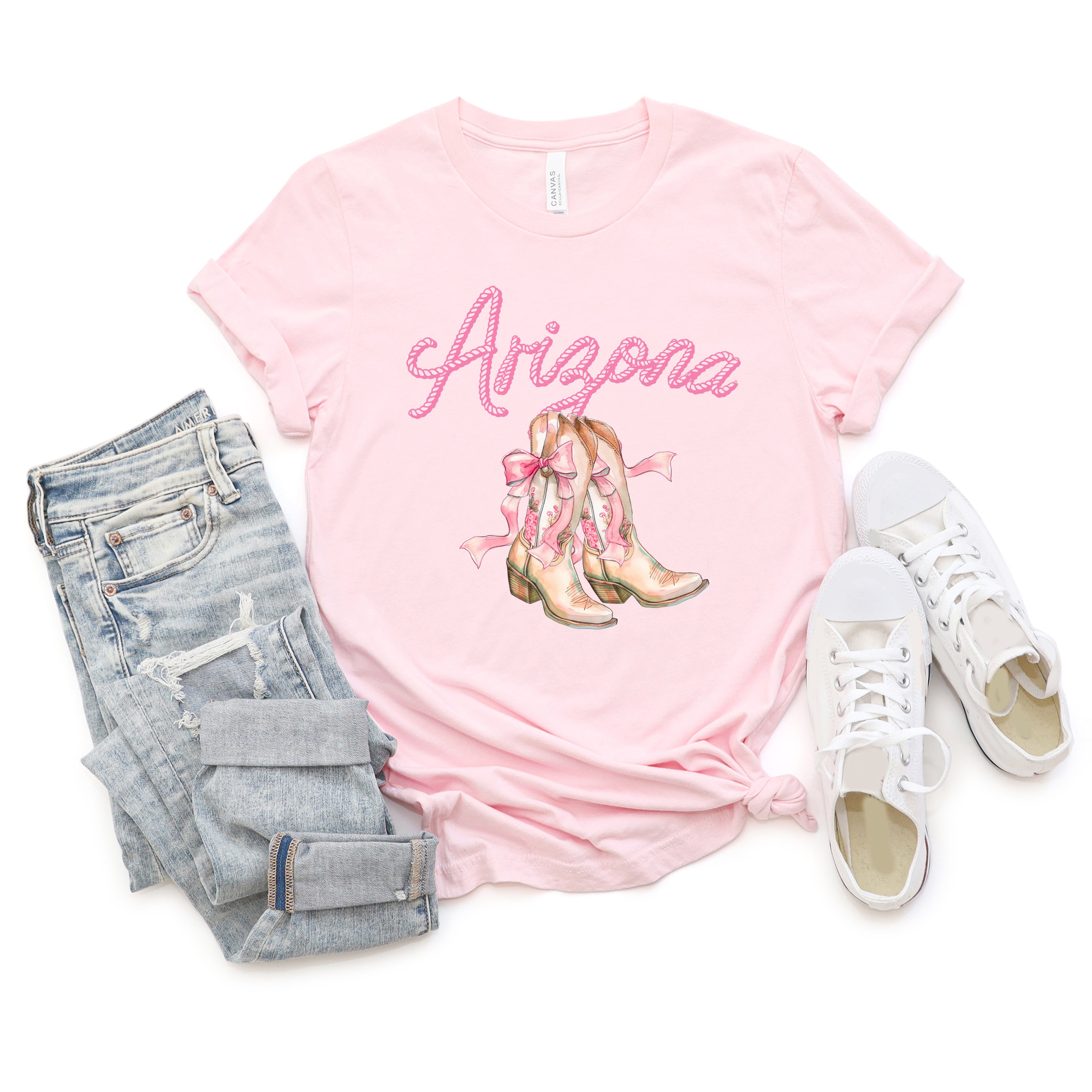 Coquette Arizona Cowgirl Boots | Short Sleeve Graphic Tee