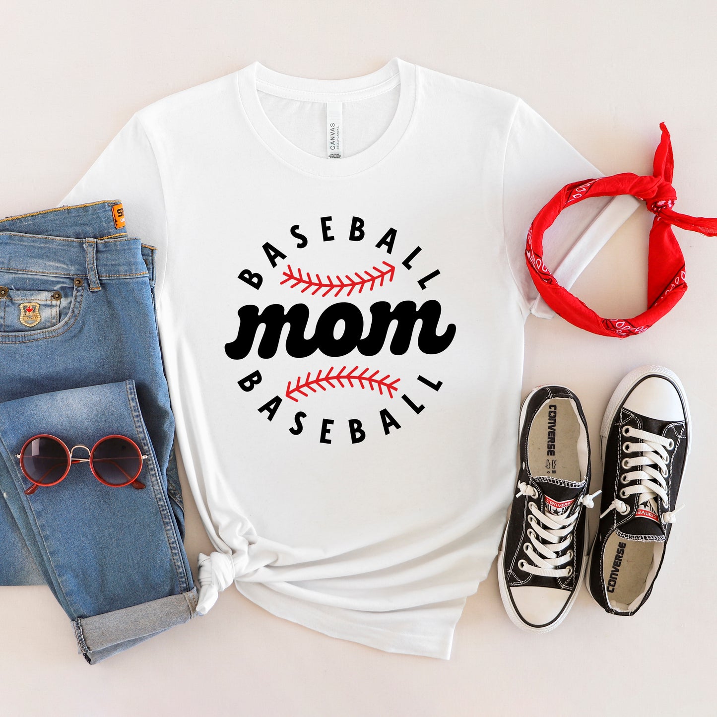 Baseball Mom Baseball | Short Sleeve Graphic Tee