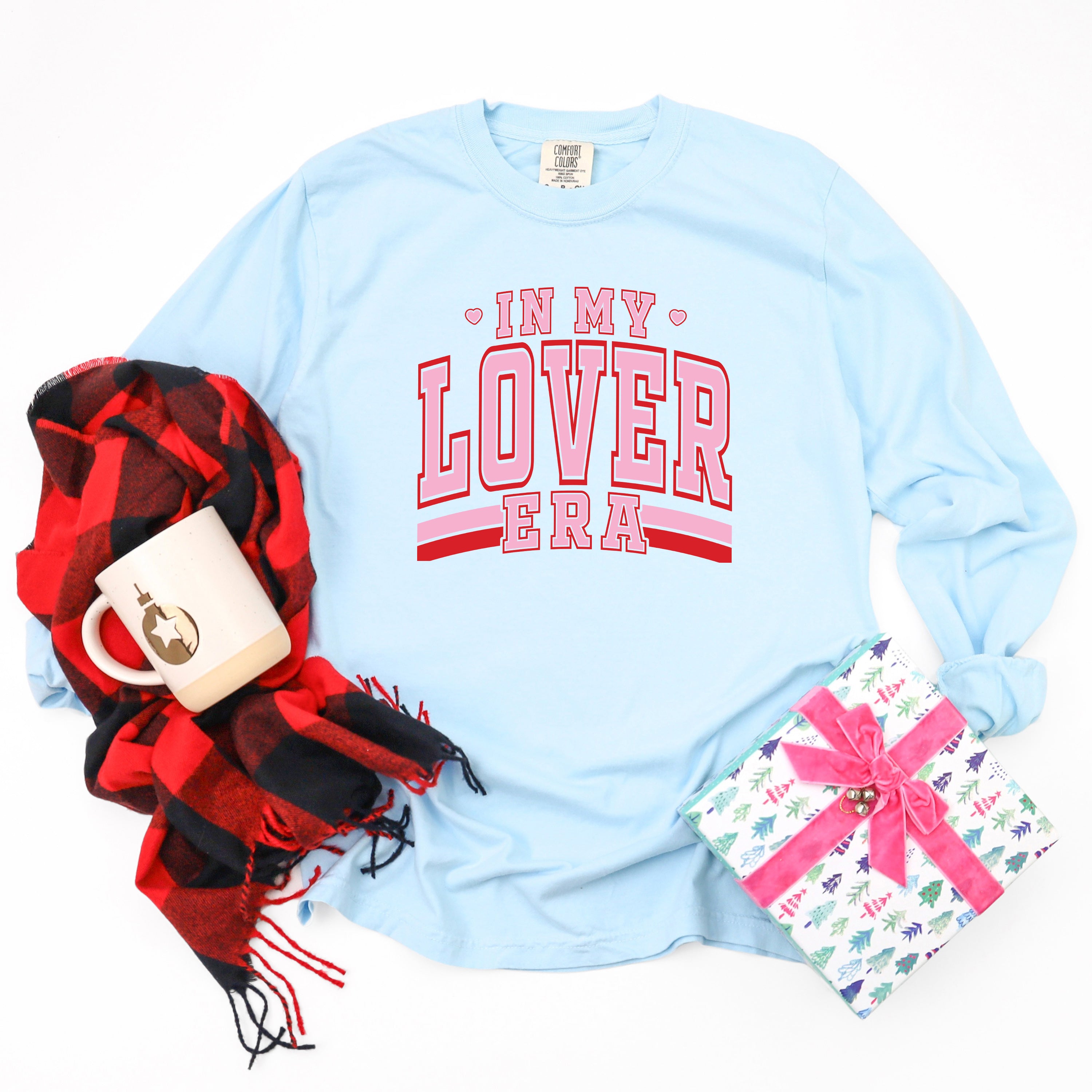 In My Lover Era Varsity | Garment Dyed Long Sleeve