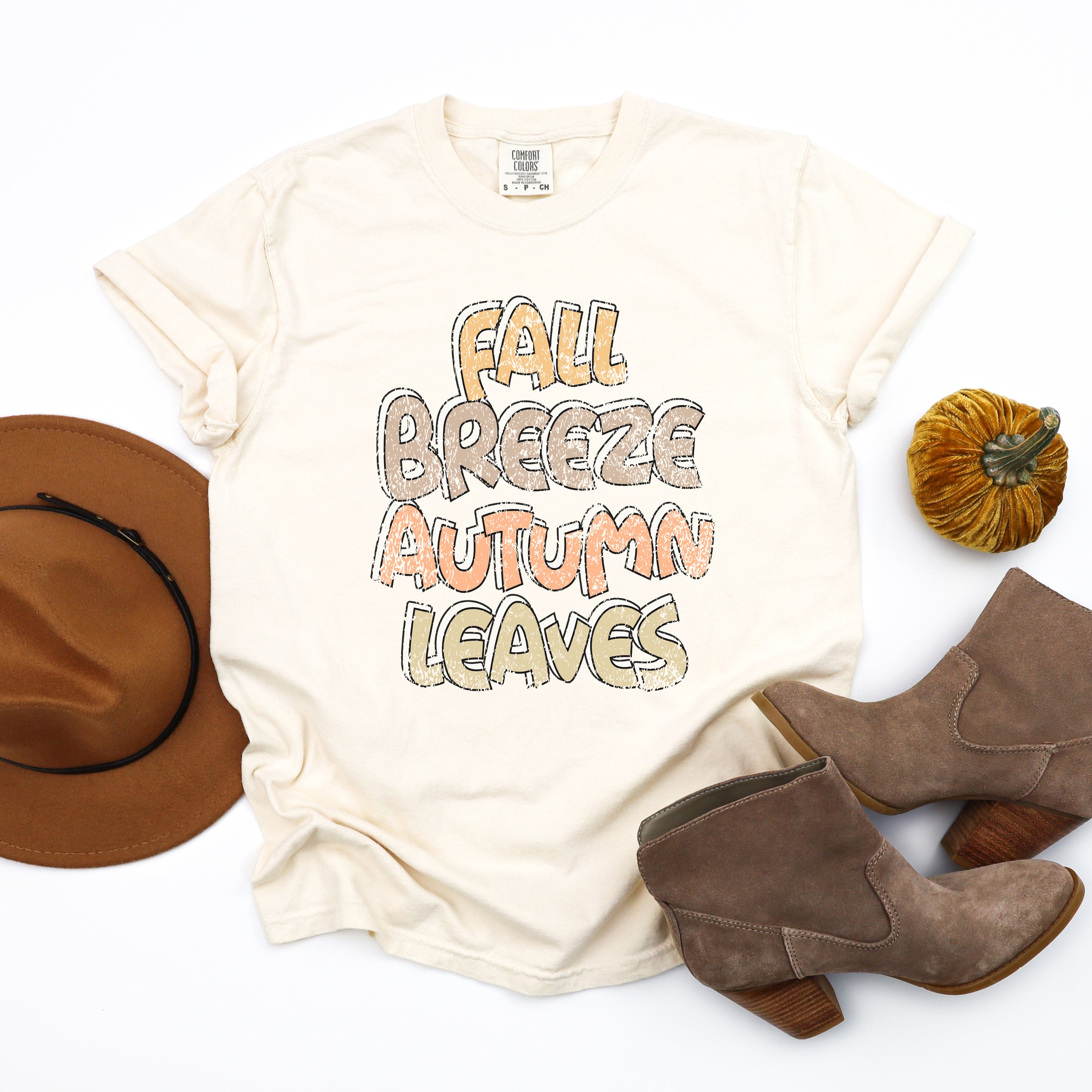 Fall Breeze Autumn Leaves | Garment Dyed Tee