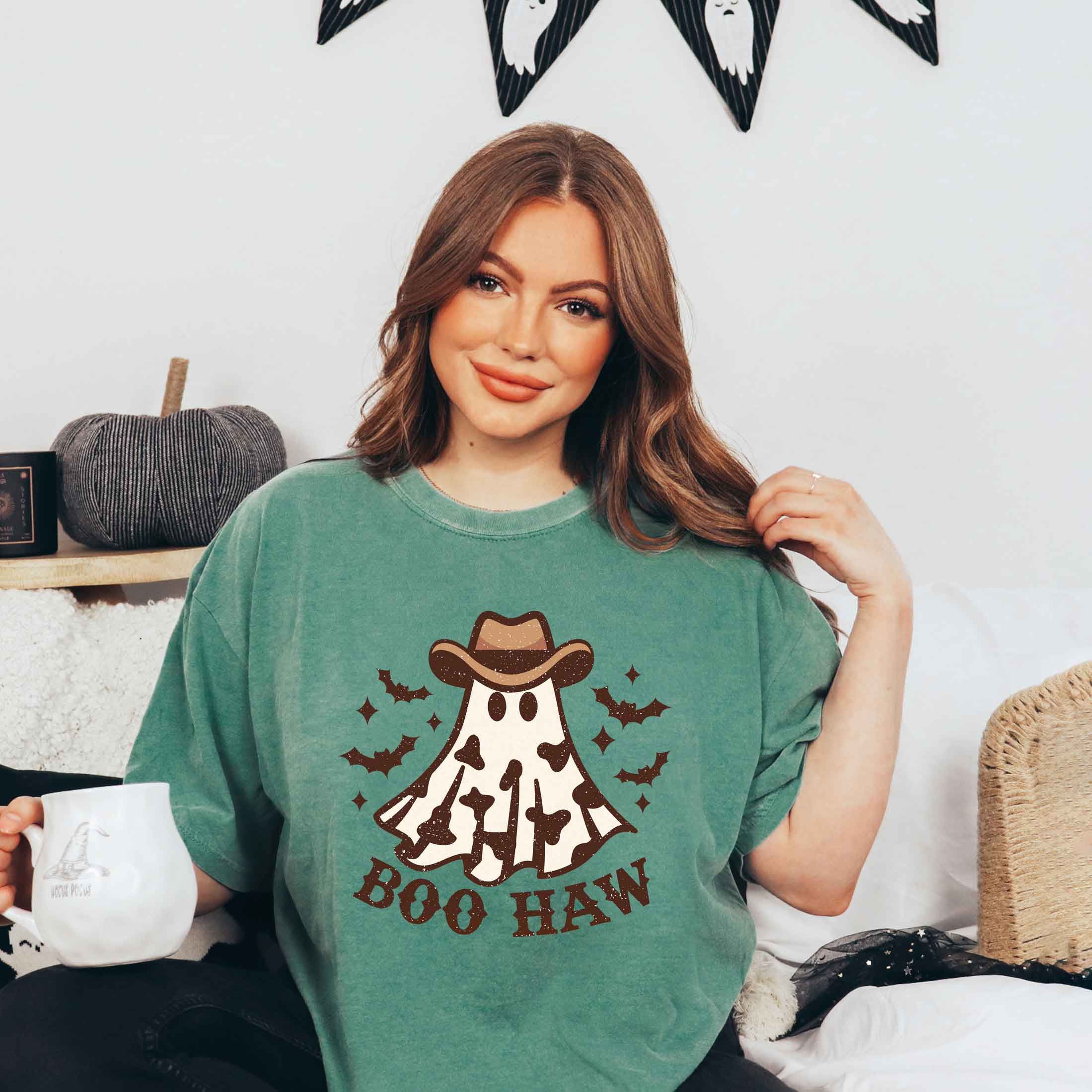 Boo Haw Ghost | Garment Dyed Tee