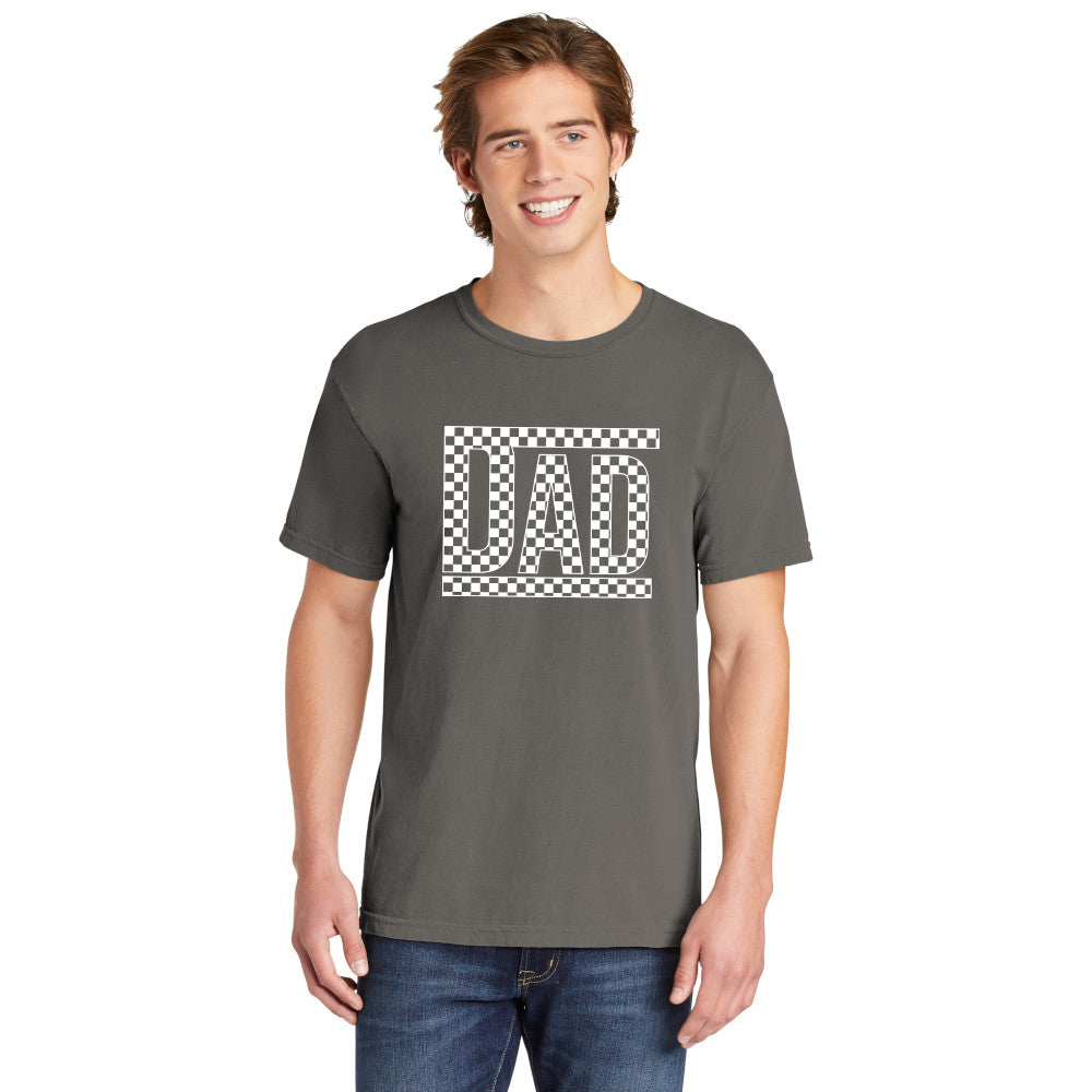 Dad Checkered Box | Men's Garment Dyed Tee