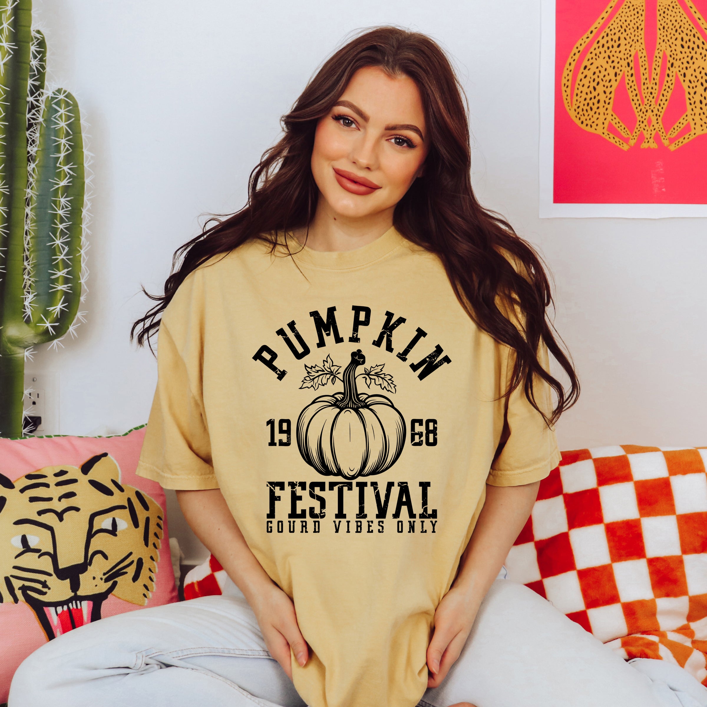 Pumpkin Festival | Garment Dyed Short Sleeve Tee