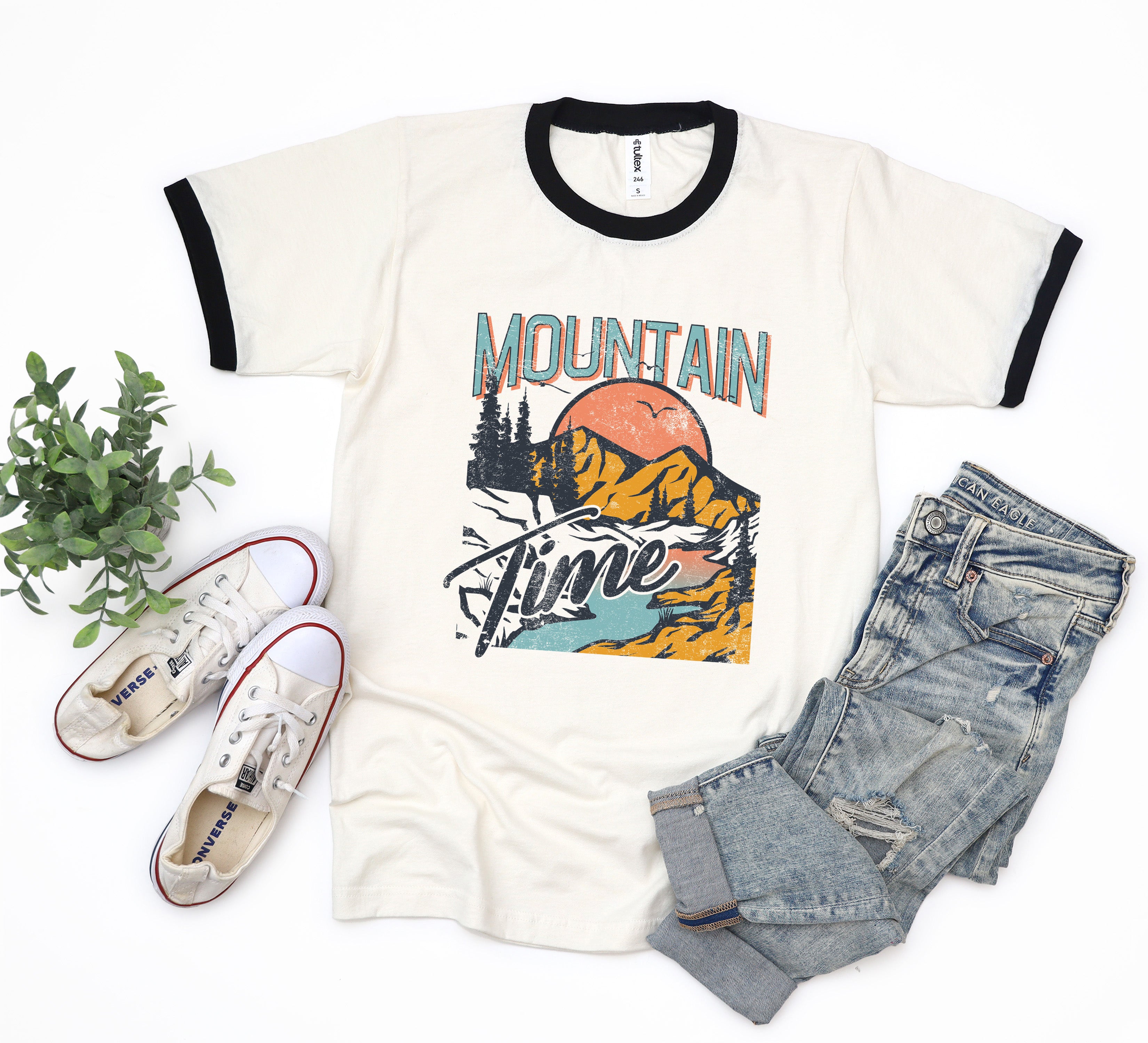 Mountain Time | Ringer Tee