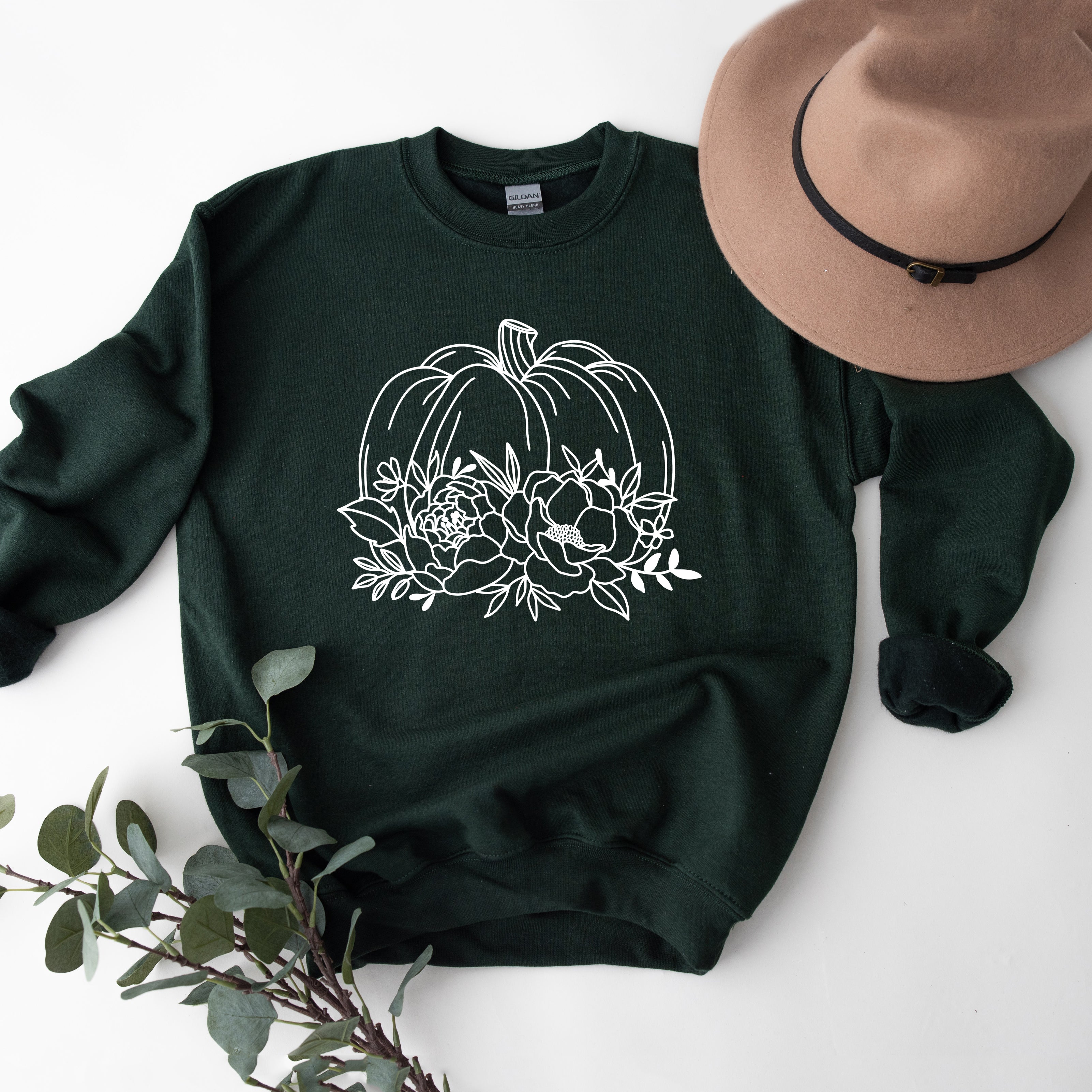 Floral Pumpkin | Sweatshirt