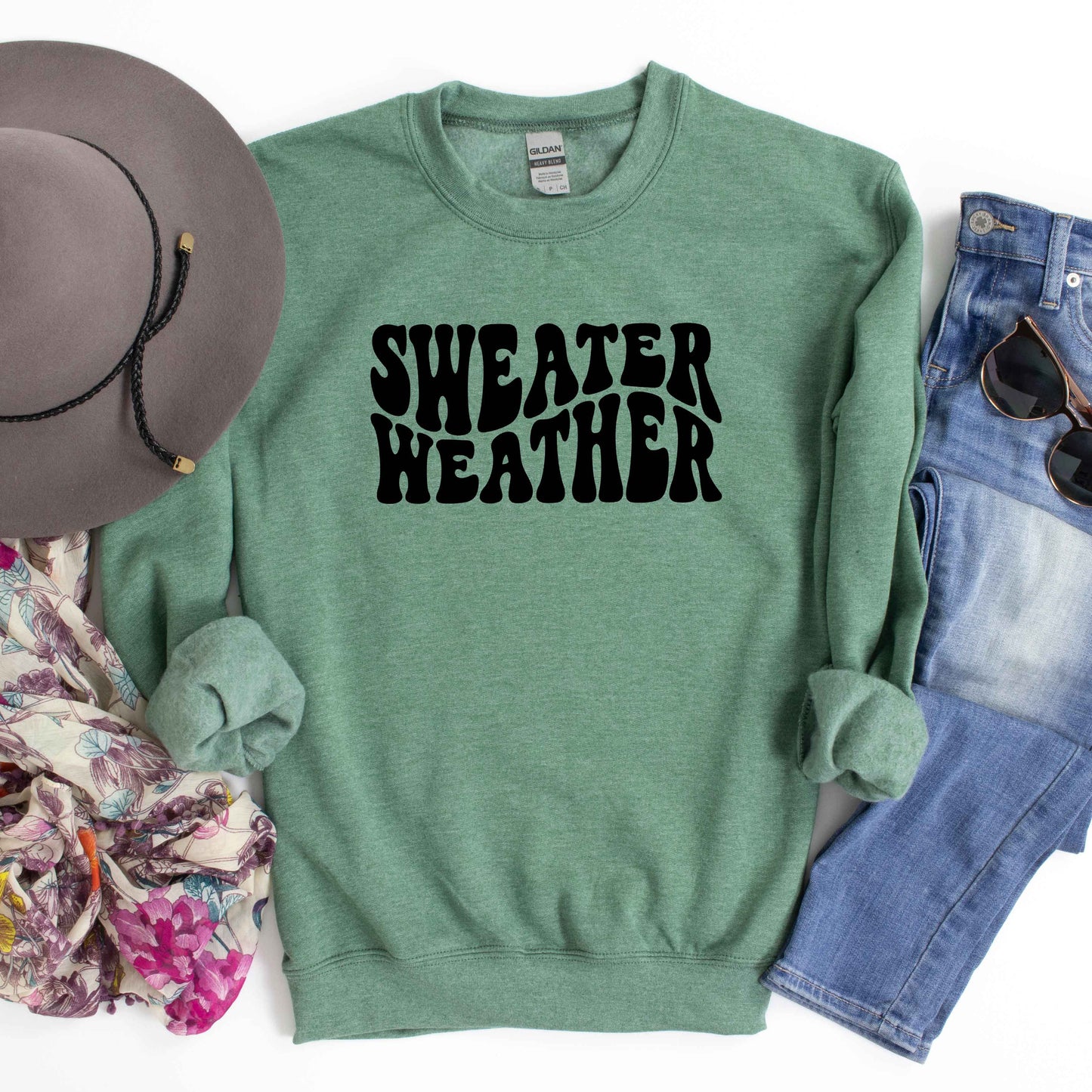 Sweater Weather Wavy | Sweatshirt