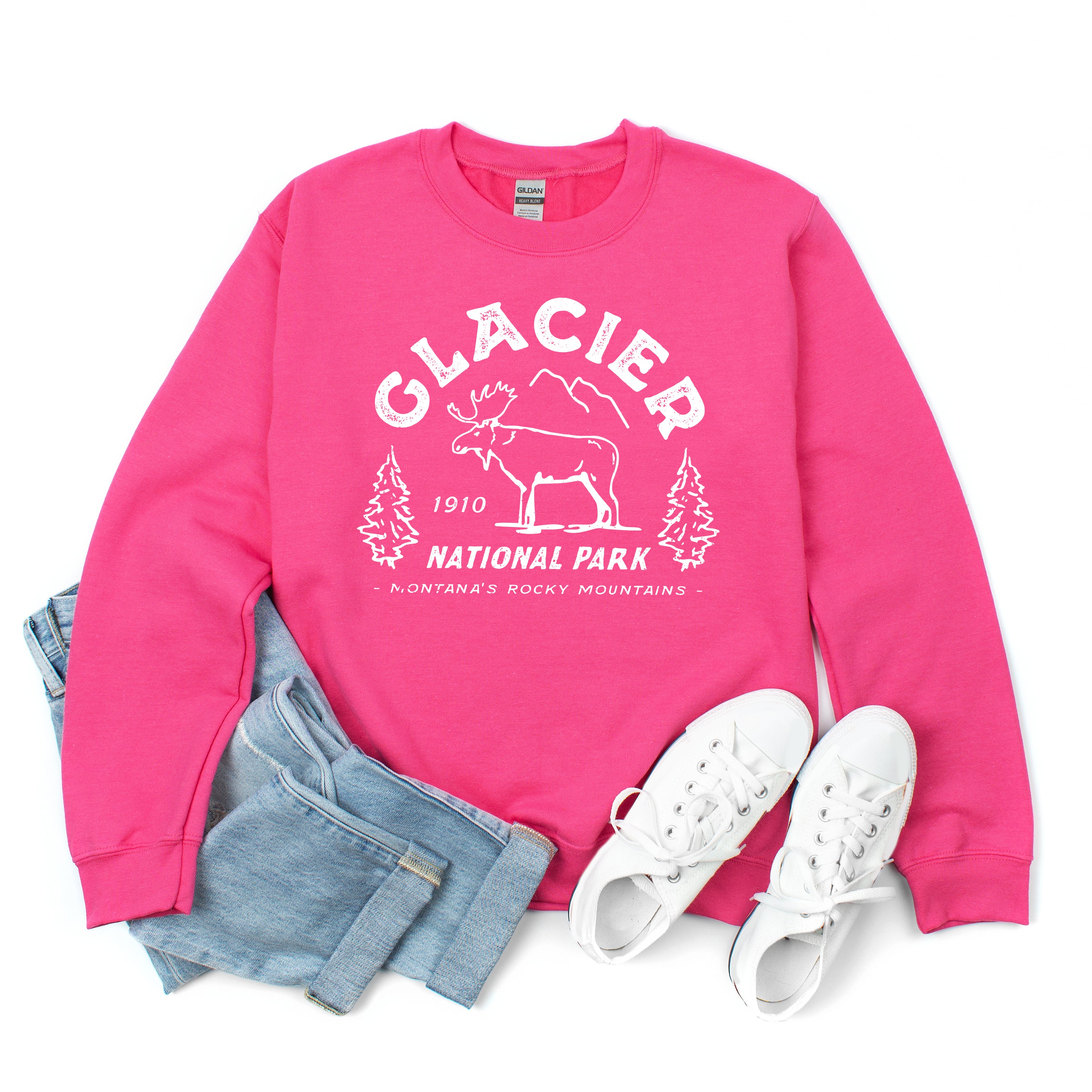 Vintage Glacier National Park | Sweatshirt