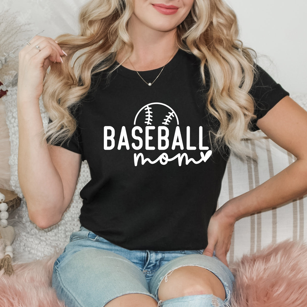 Baseball Mom Ball | Short Sleeve Graphic Tee