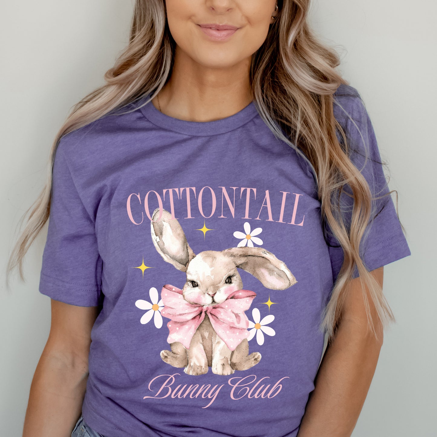 Coquette Cottontail Bunny Club | Short Sleeve Graphic Tee