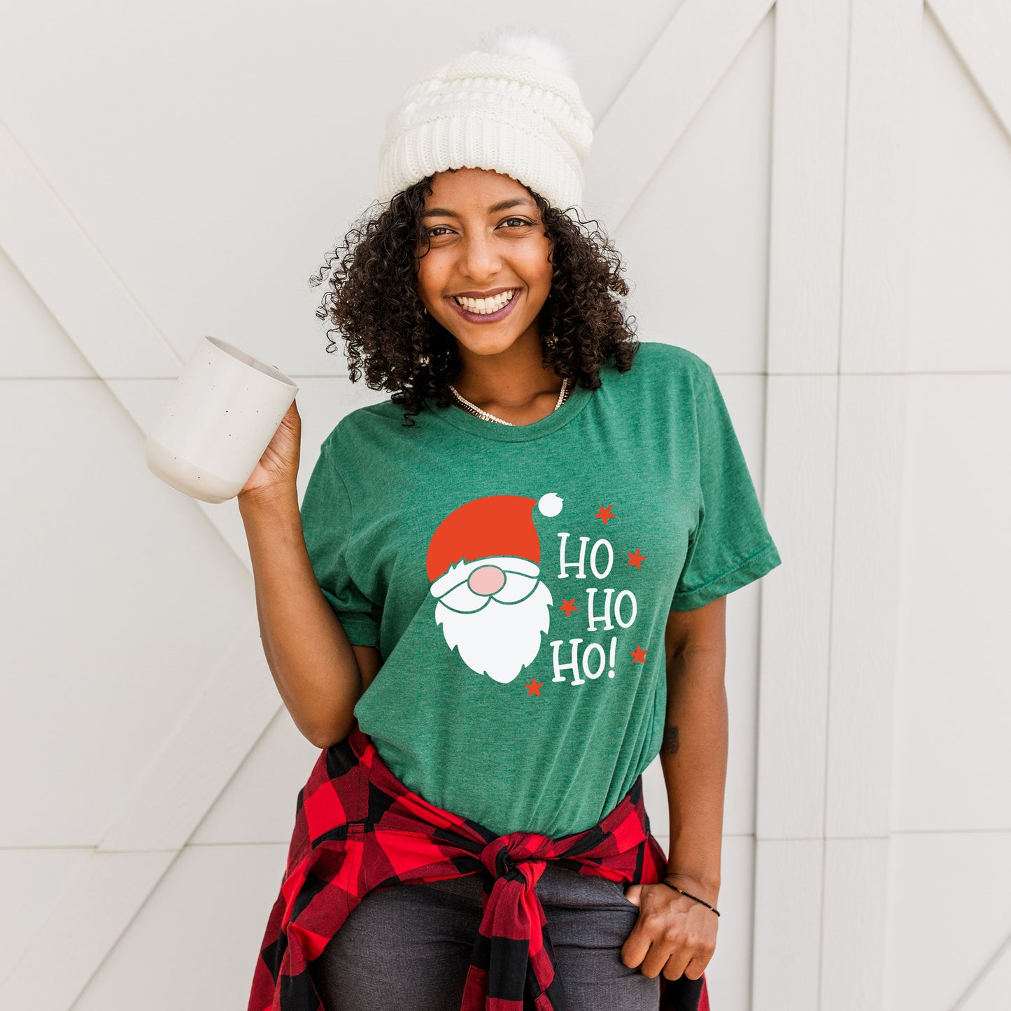 Ho Ho Ho Santa | Short Sleeve Crew Neck