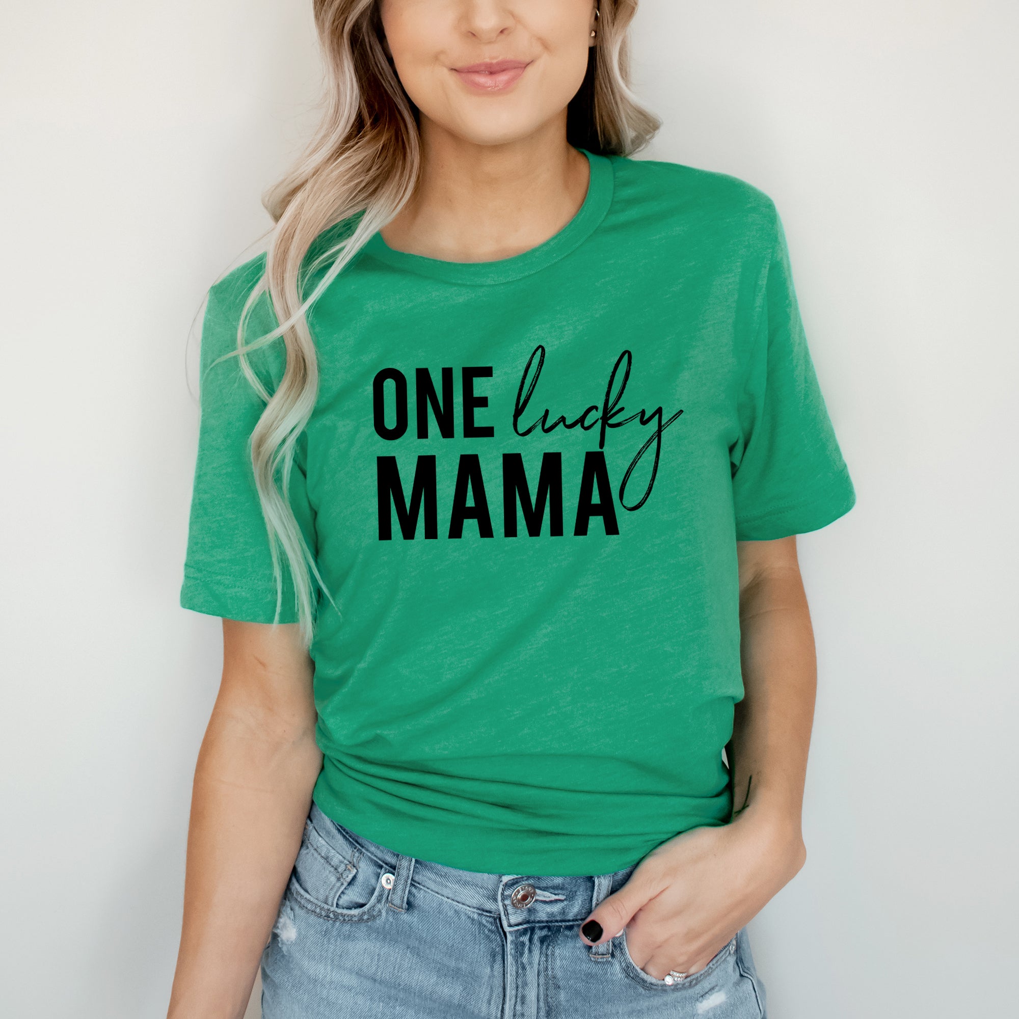 One Lucky Mama | Short Sleeve Graphic Tee