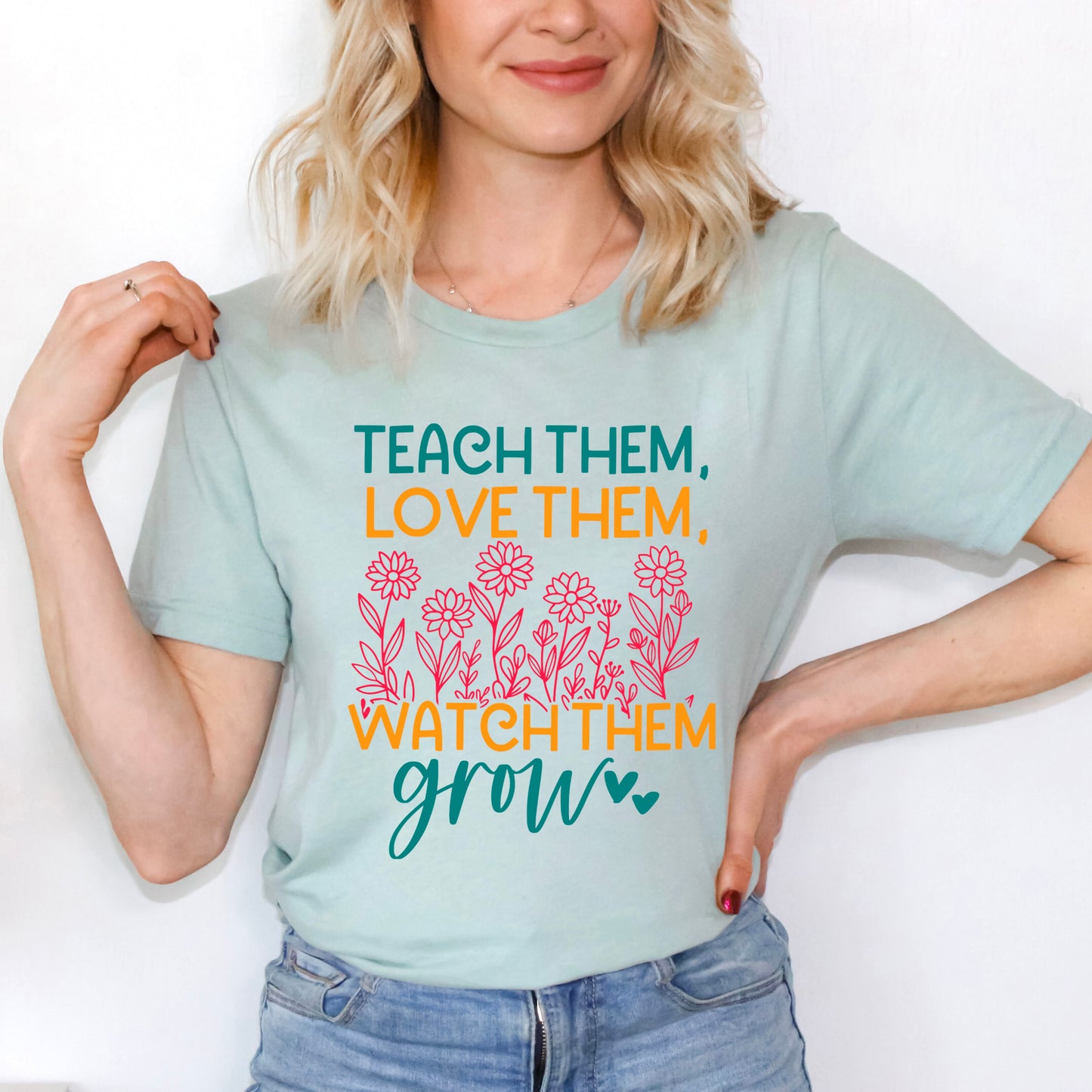 Watch Them Grow Flower Garden | Short Sleeve Graphic Tee