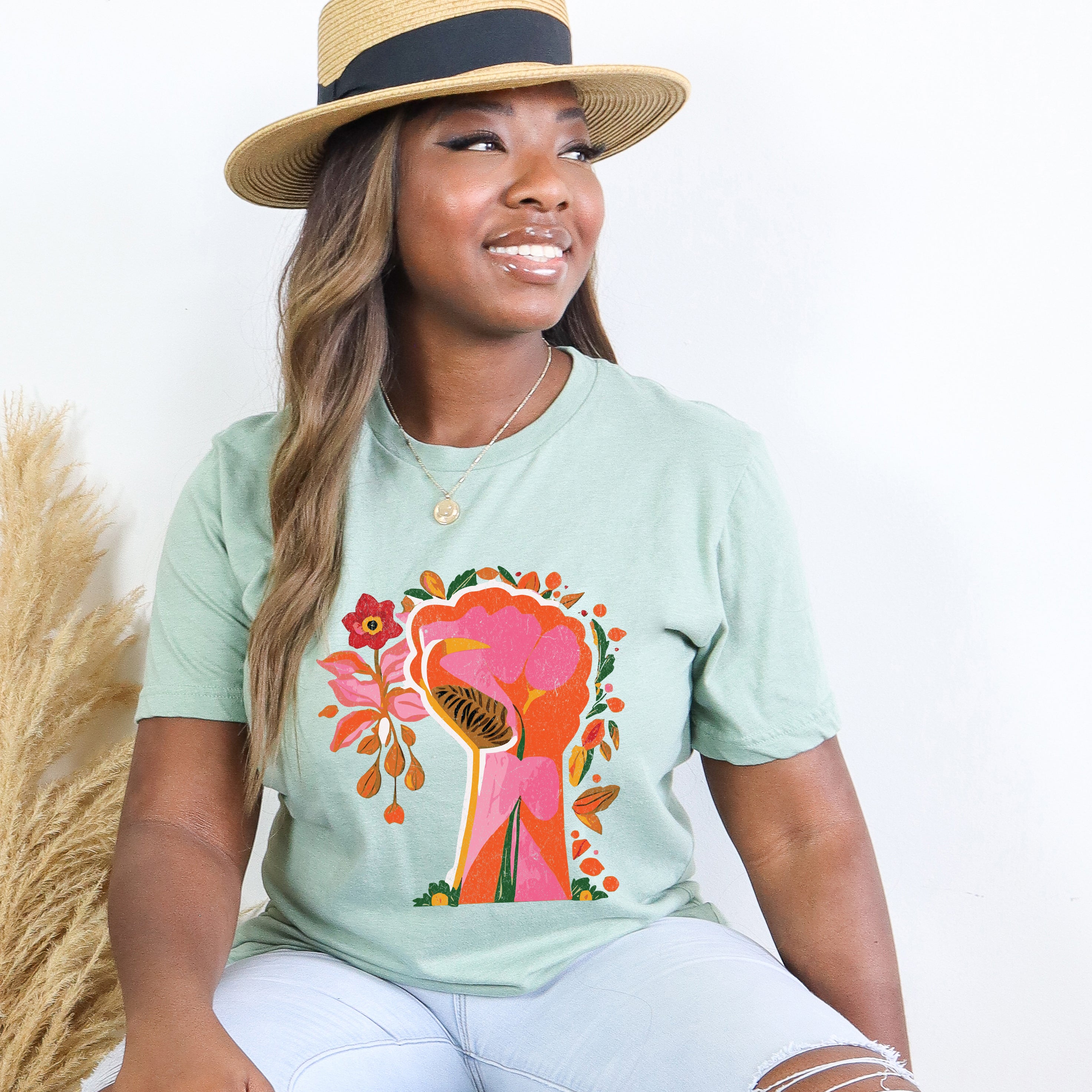 Blooming Strength | Short Sleeve Graphic Tee