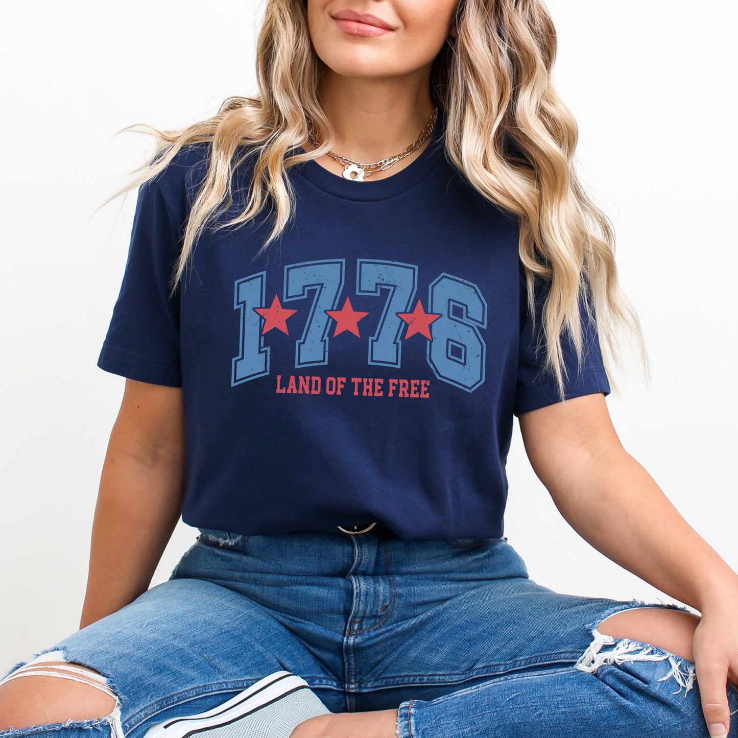 Land Of The Free 1776 | Short Sleeve Graphic Tee