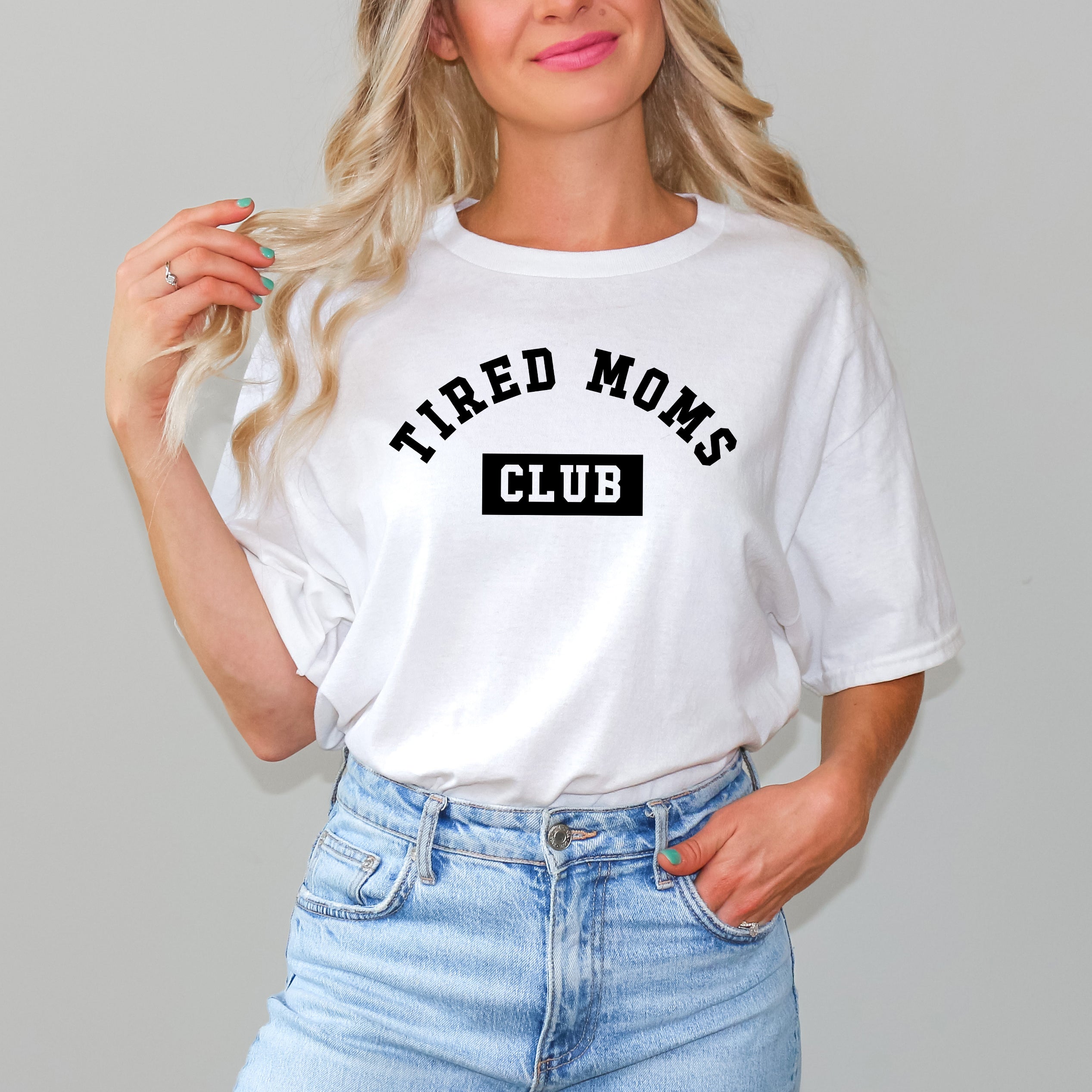 Tired Moms Club | Short Sleeve Graphic Tee