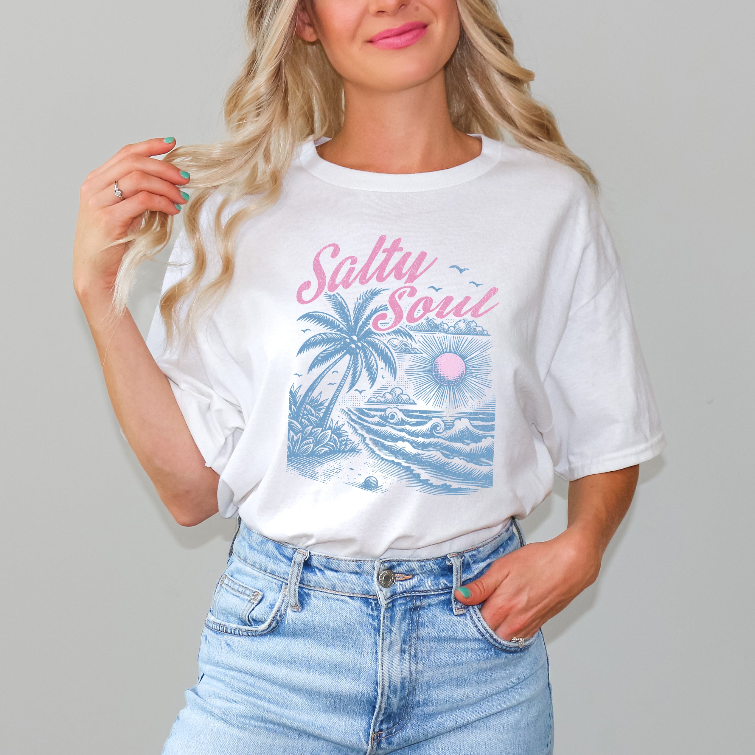 Salty Soul Beach | Short Sleeve Graphic Tee
