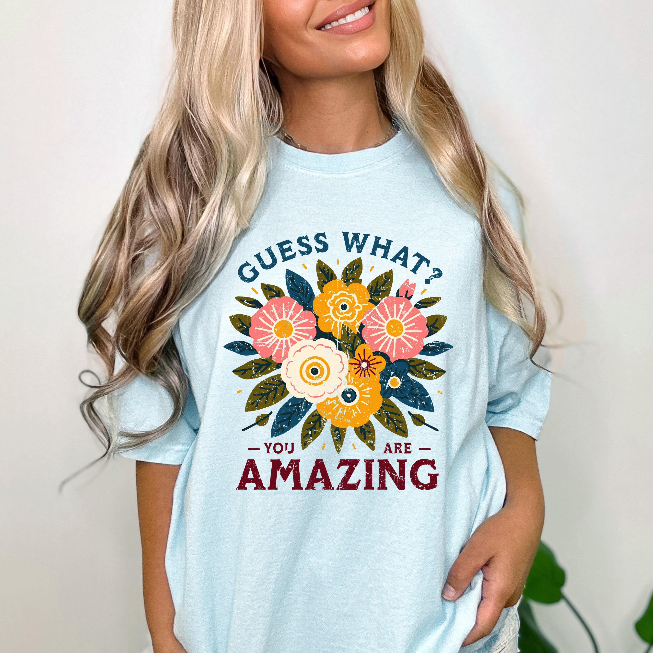 Guess What Flowers | Garment Dyed Tee