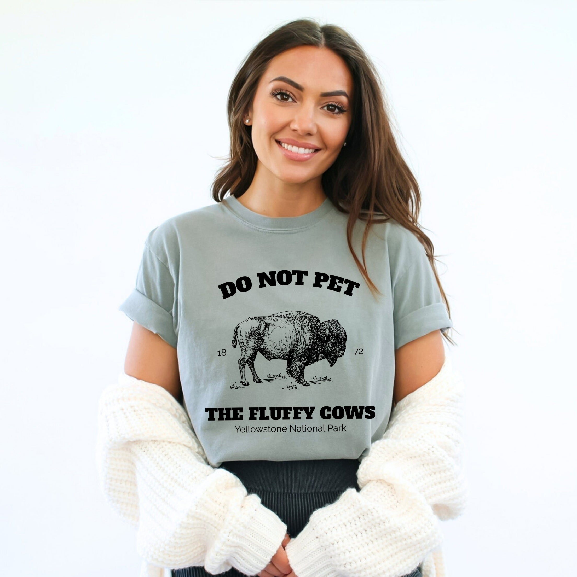 Yellowstone Fluffy Cows | Garment Dyed Tee