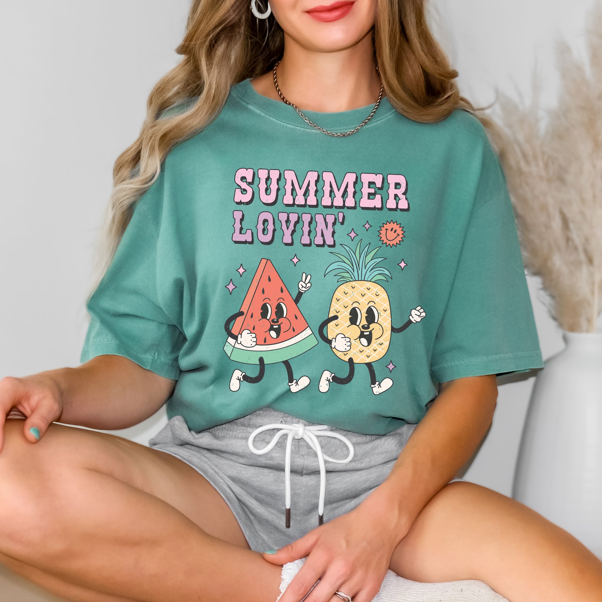 Summer Lovin' Fruit | Garment Dyed Short Sleeve Tee