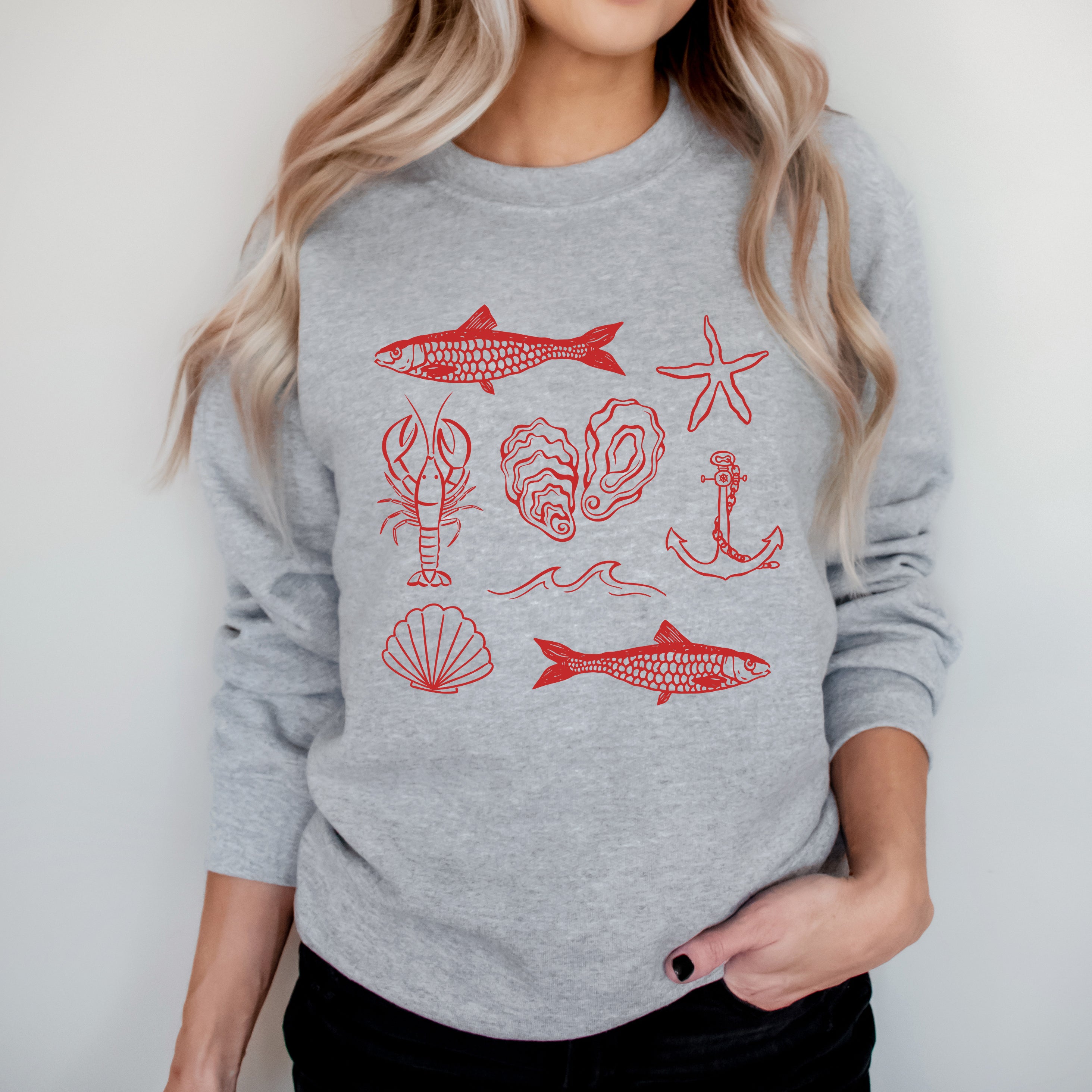 Fisherman Collage | Sweatshirt