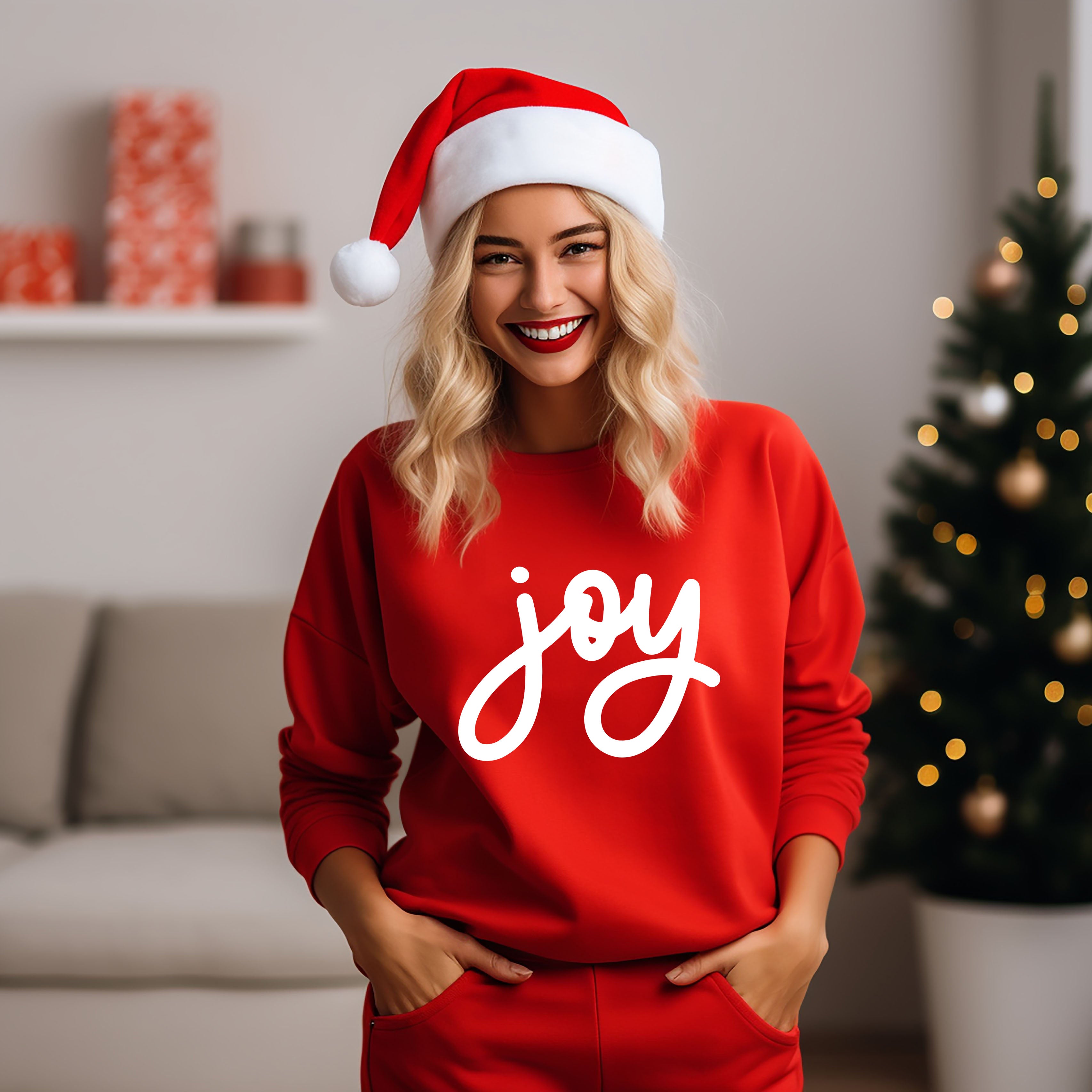 Joy Bold Cursive | Sweatshirt