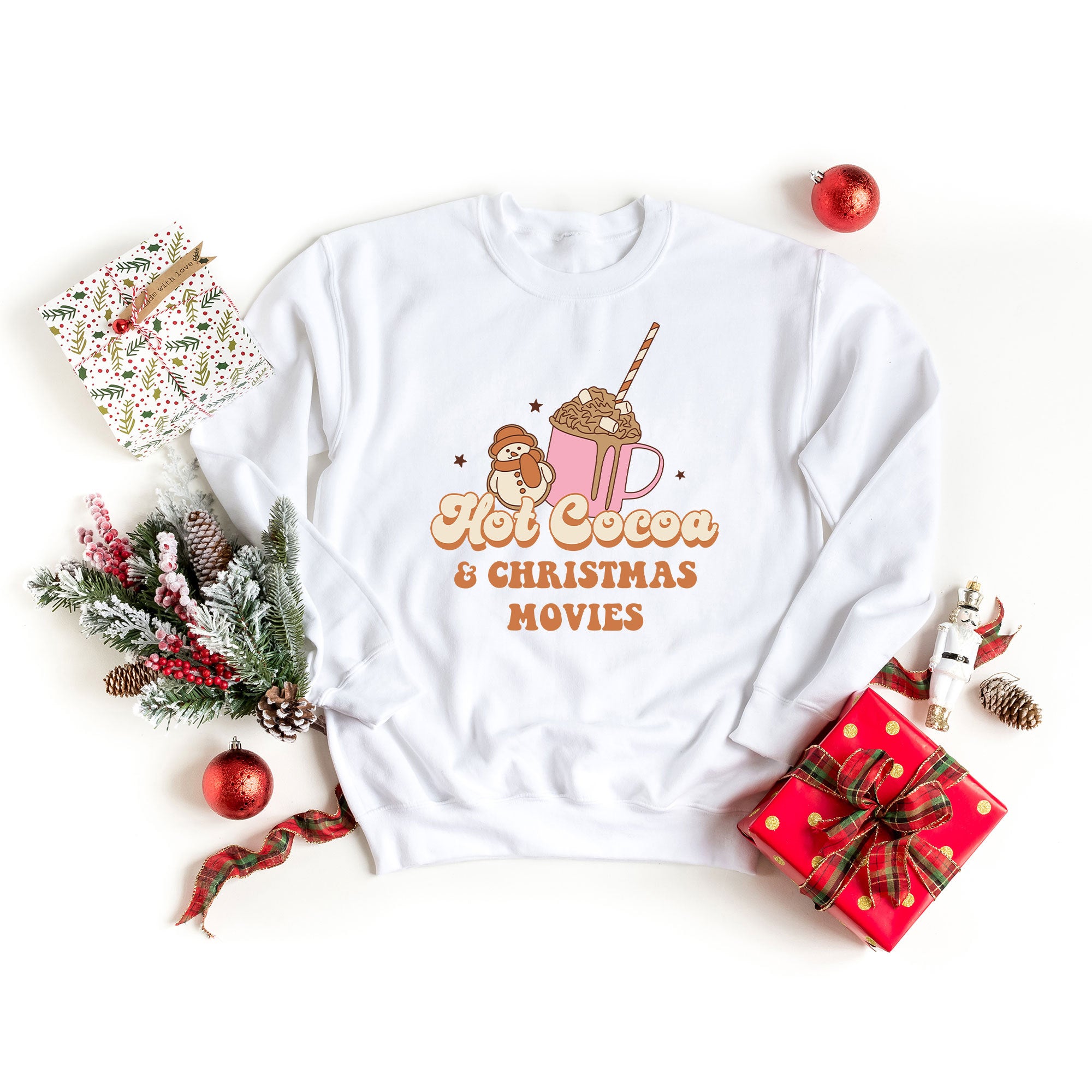 Hot Cocoa and Christmas Movies | Sweatshirt