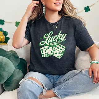 Lucky Babe Dice | Short Sleeve Graphic Tee