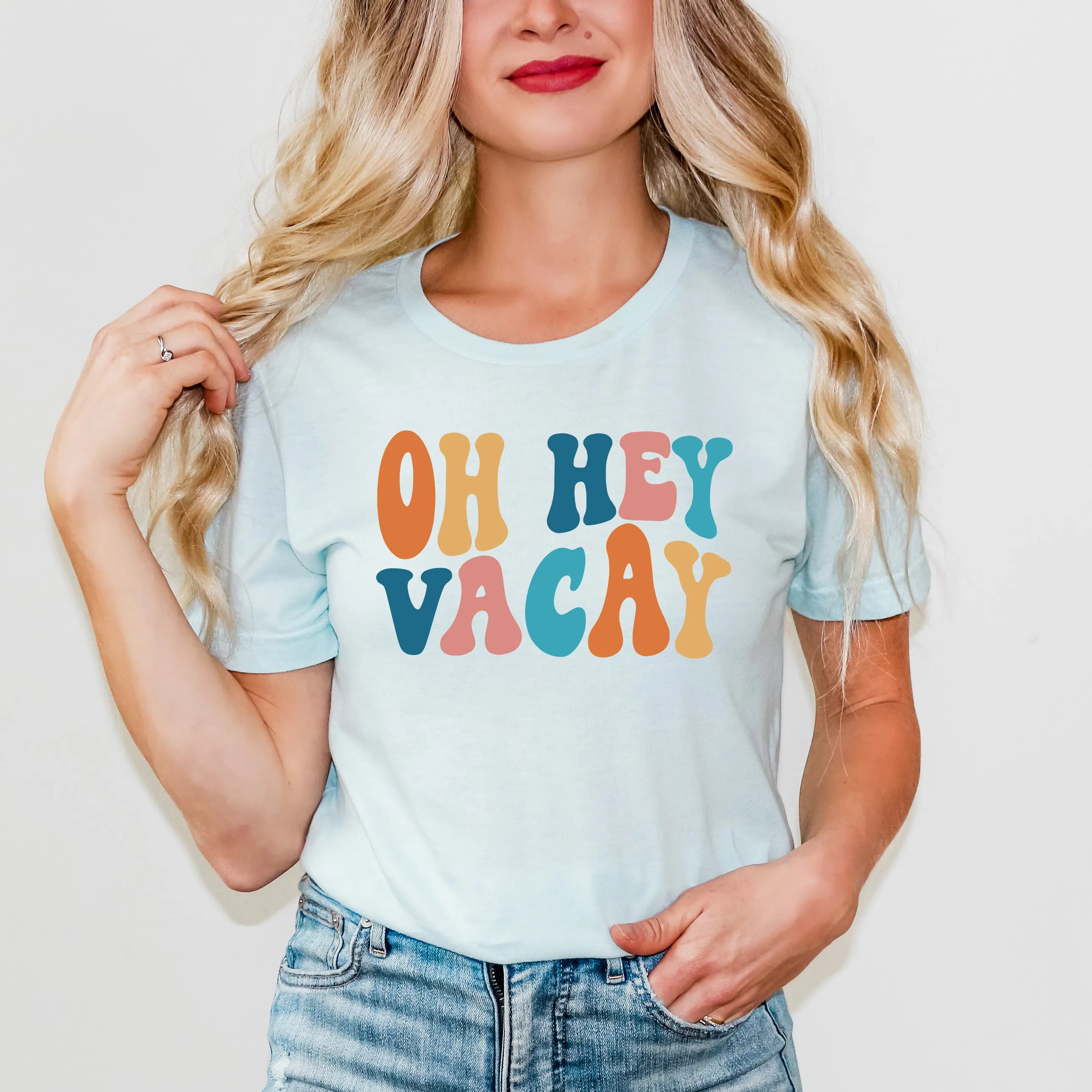 Oh Hey Vacay Wavy | Short Sleeve Graphic Tee