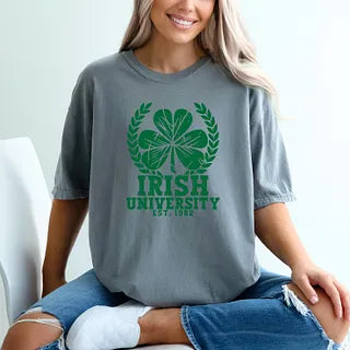 Irish University | Garment Dyed Tee