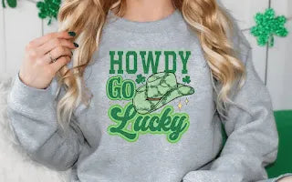 Howdy Go Lucky Cowboy Hat | Sweatshirt