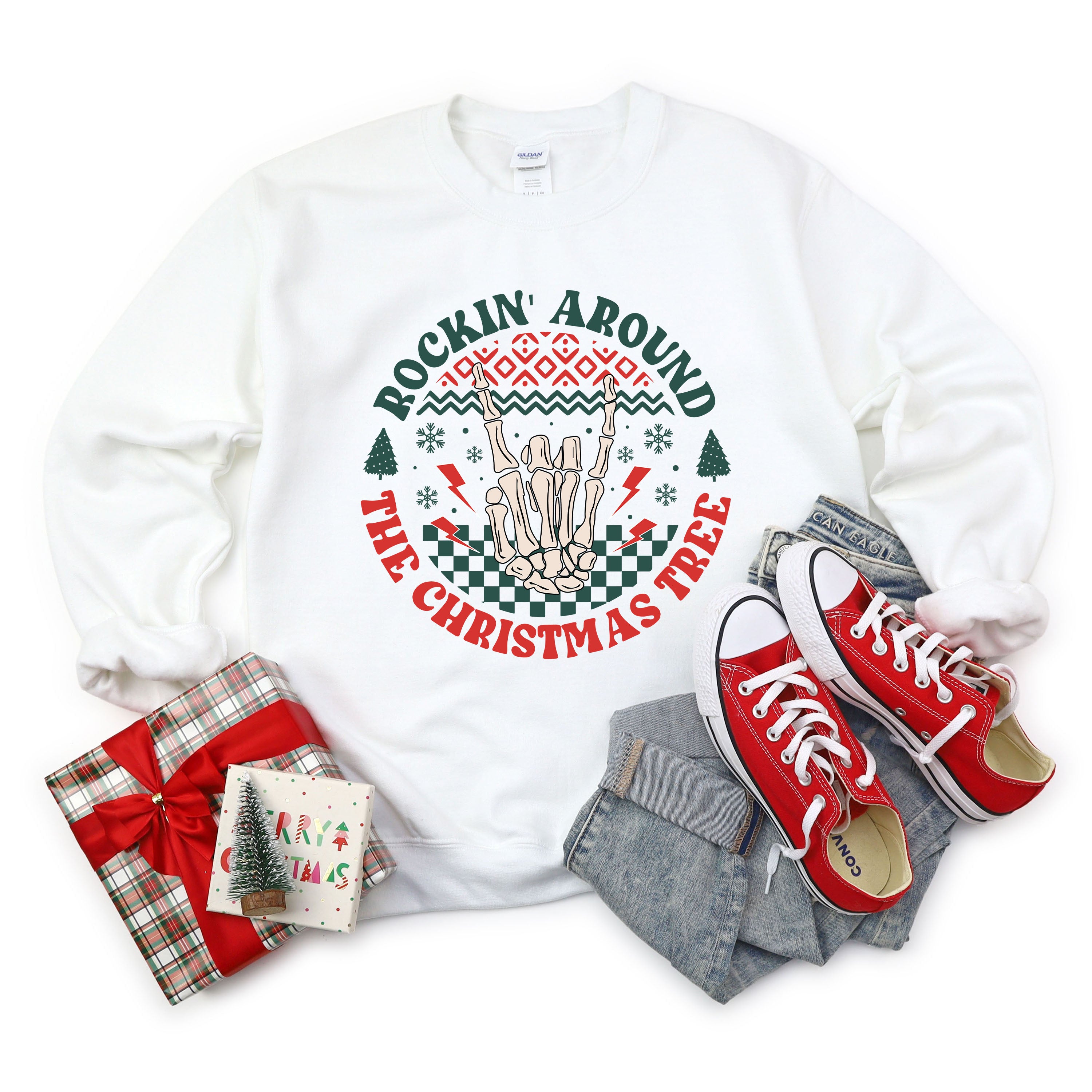 Rockin' Around Hand | Sweatshirt