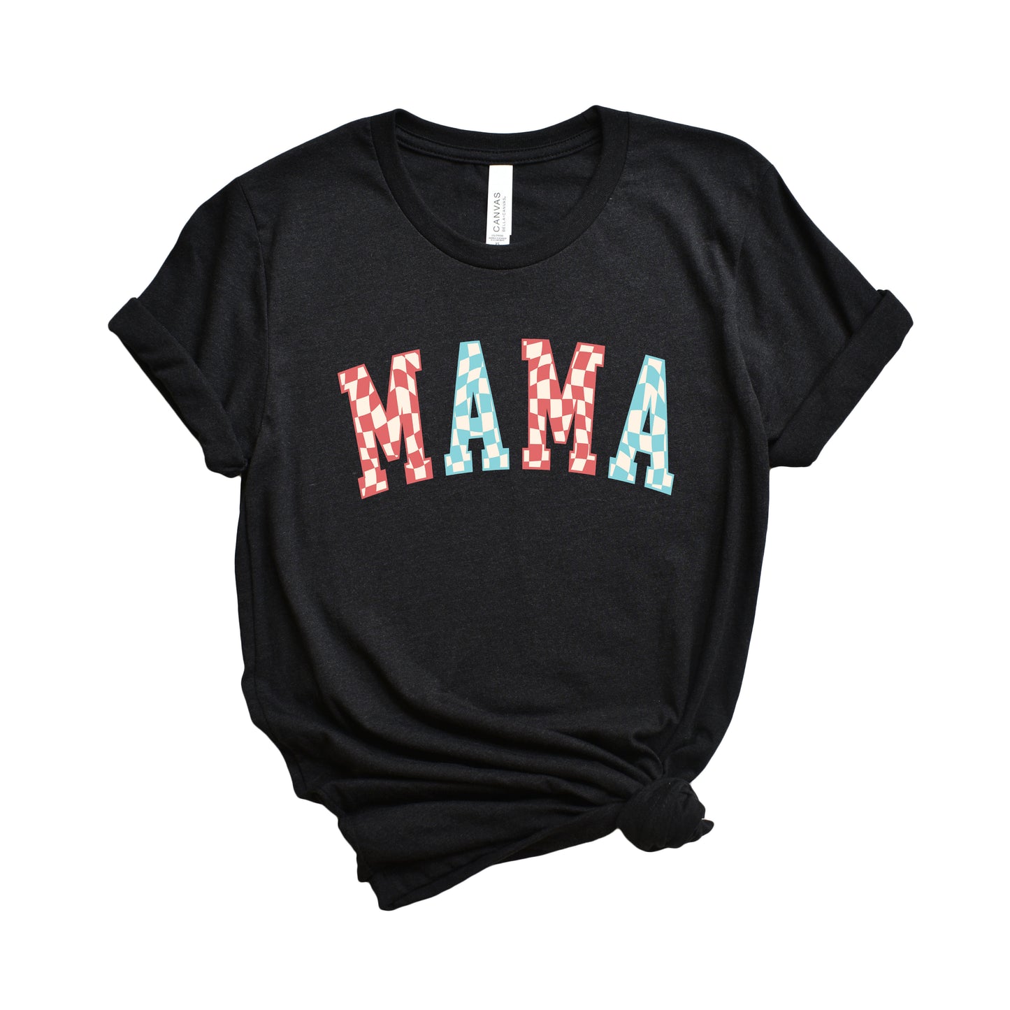 Mama Wavy Checkered | Short Sleeve Graphic Tee