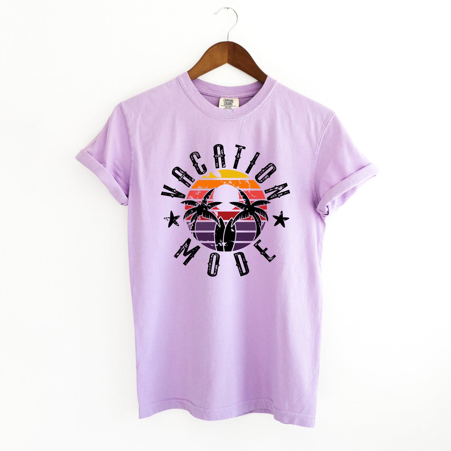 Vacation Mode Circle | Garment Dyed Short Sleeve Tee
