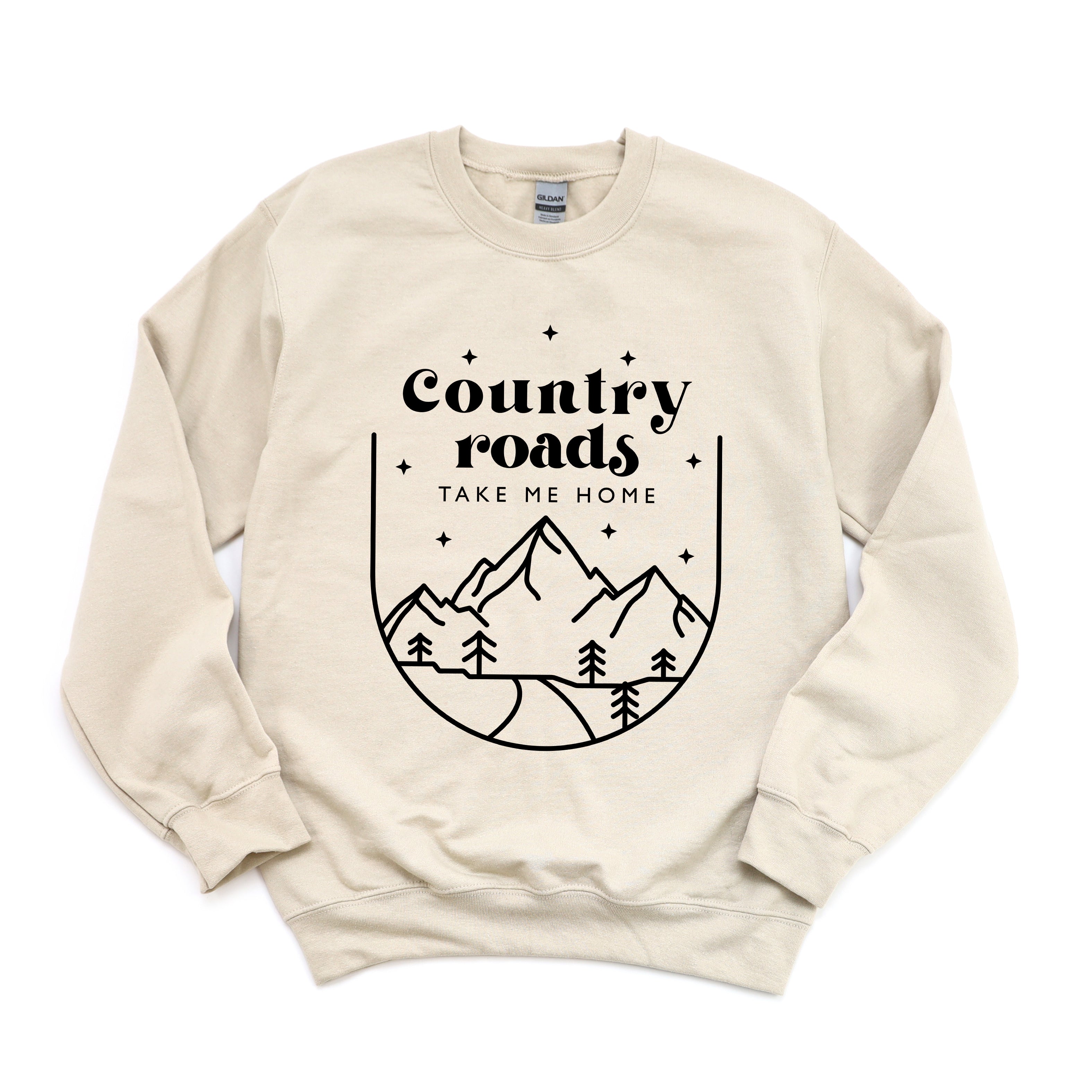 Country Roads Mountains | Sweatshirt