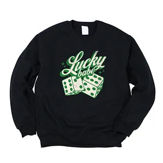 Lucky Babe Dice | Sweatshirt