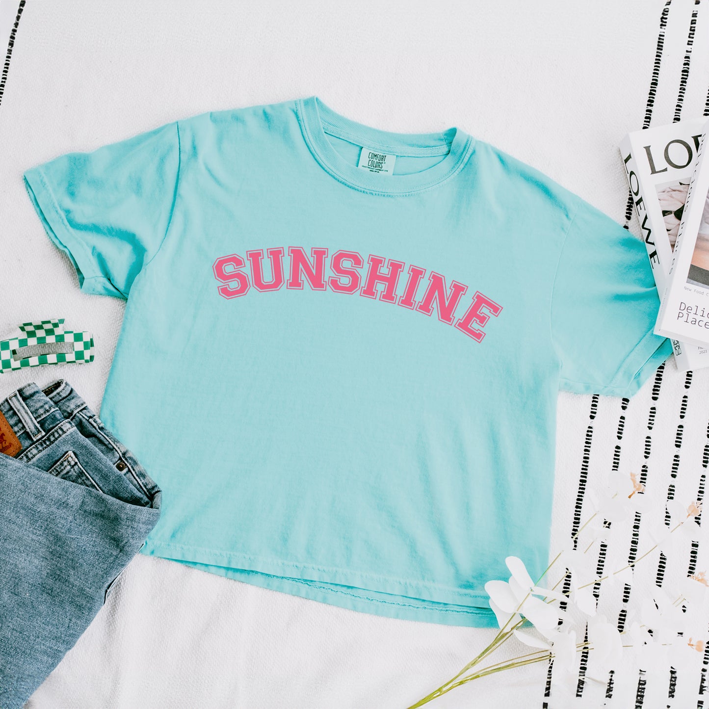 Sunshine Block | Relaxed Fit Cropped Tee