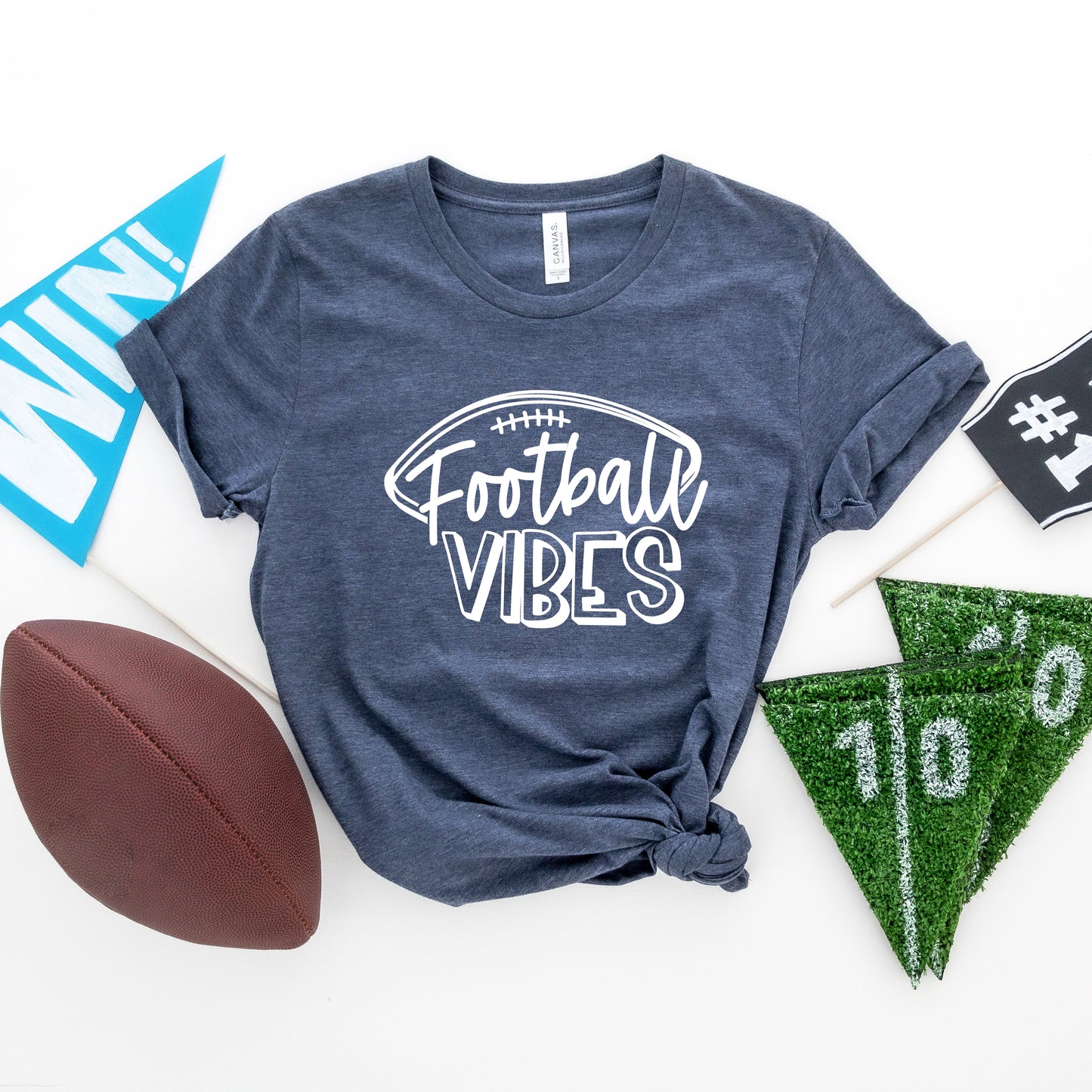 Football Vibes | Short Sleeve Crew Neck