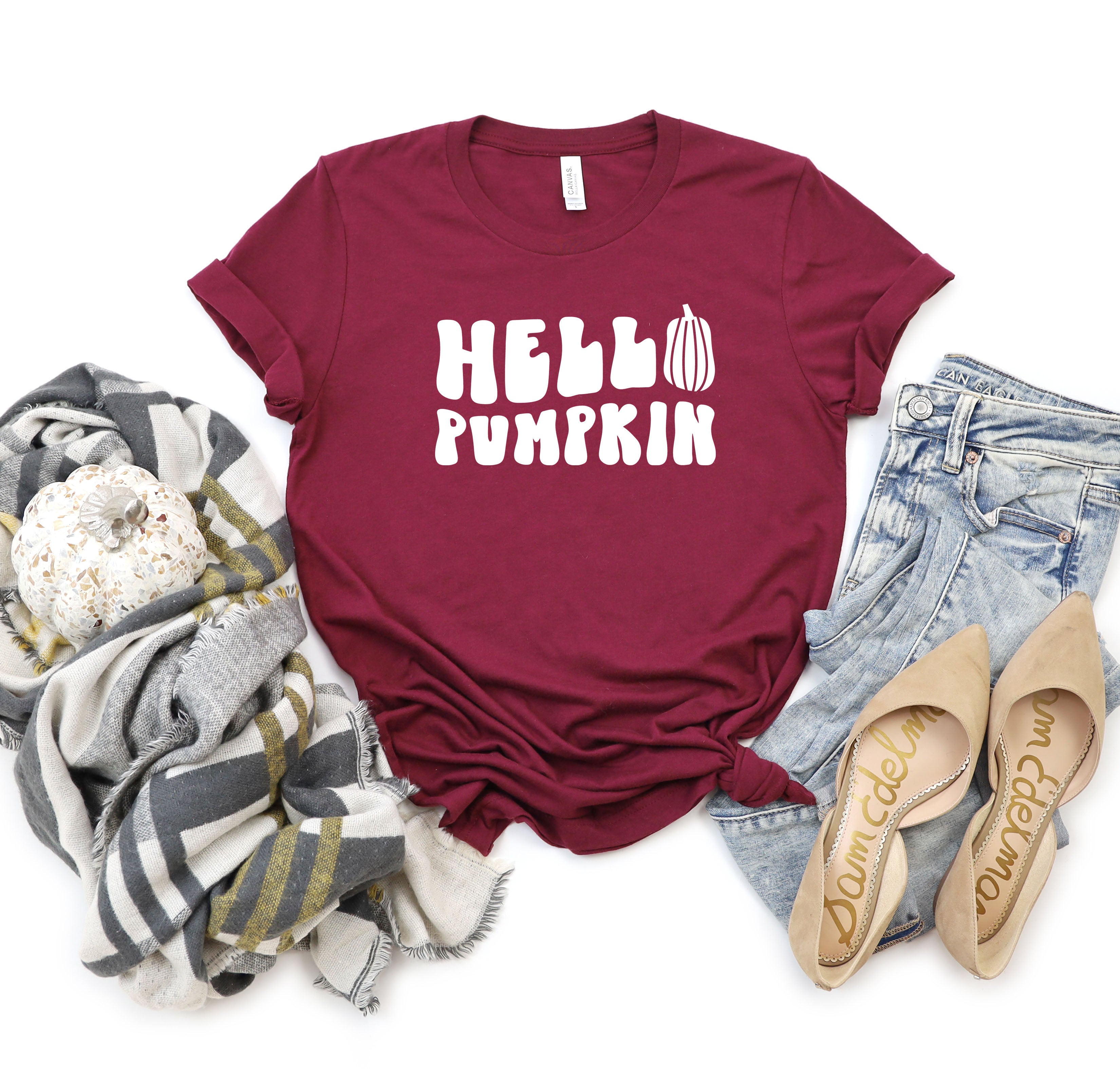 Hello Pumpkin Bold | Short Sleeve Graphic Tee