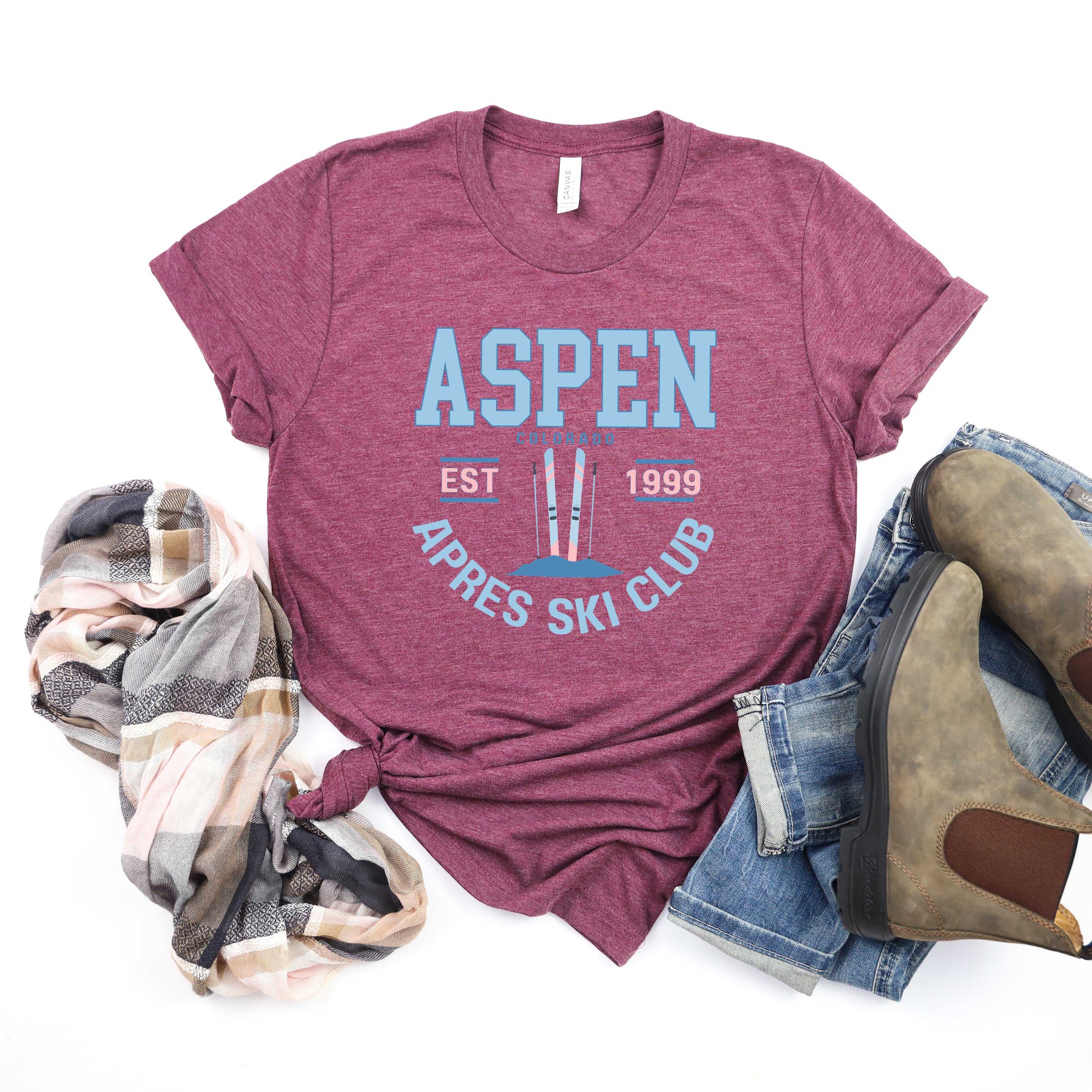 Aspen Ski Club | Short Sleeve Crew Neck