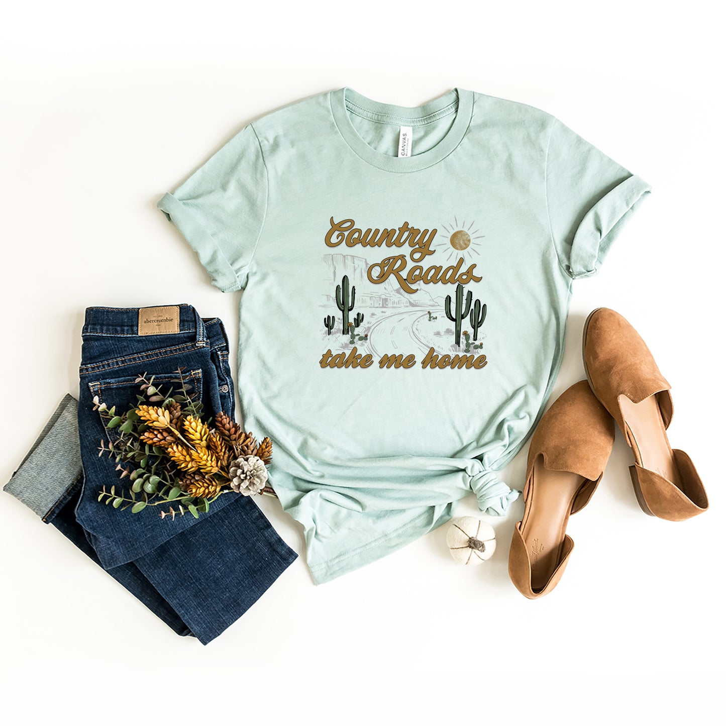 Country Roads Desert | Short Sleeve Graphic Tee