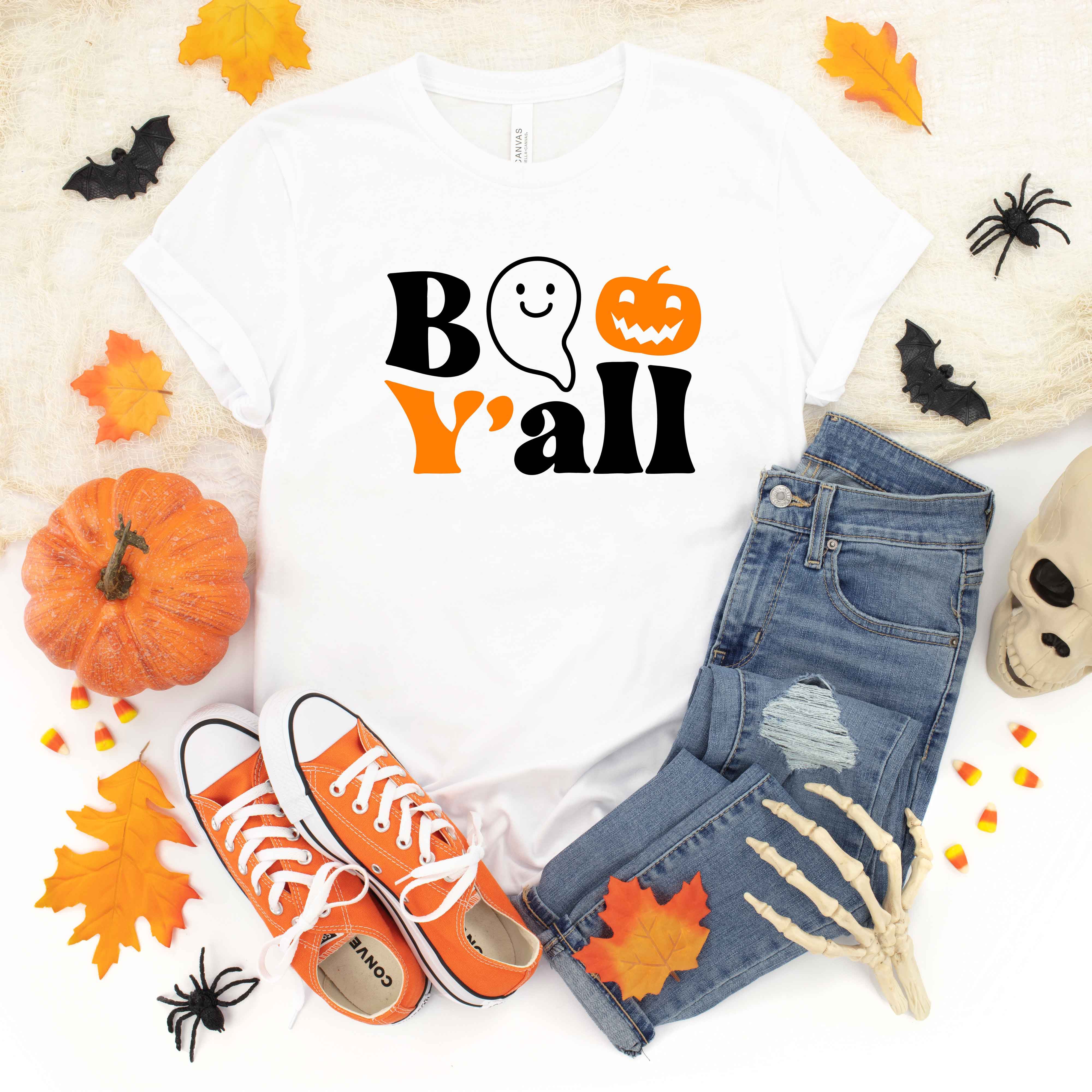 Boo Y'all | Short Sleeve Crew Neck