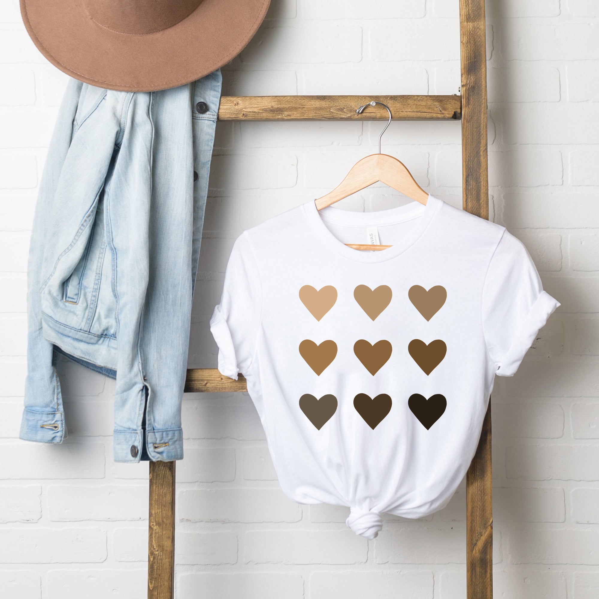 Melanin Hearts | Short Sleeve Graphic Tee