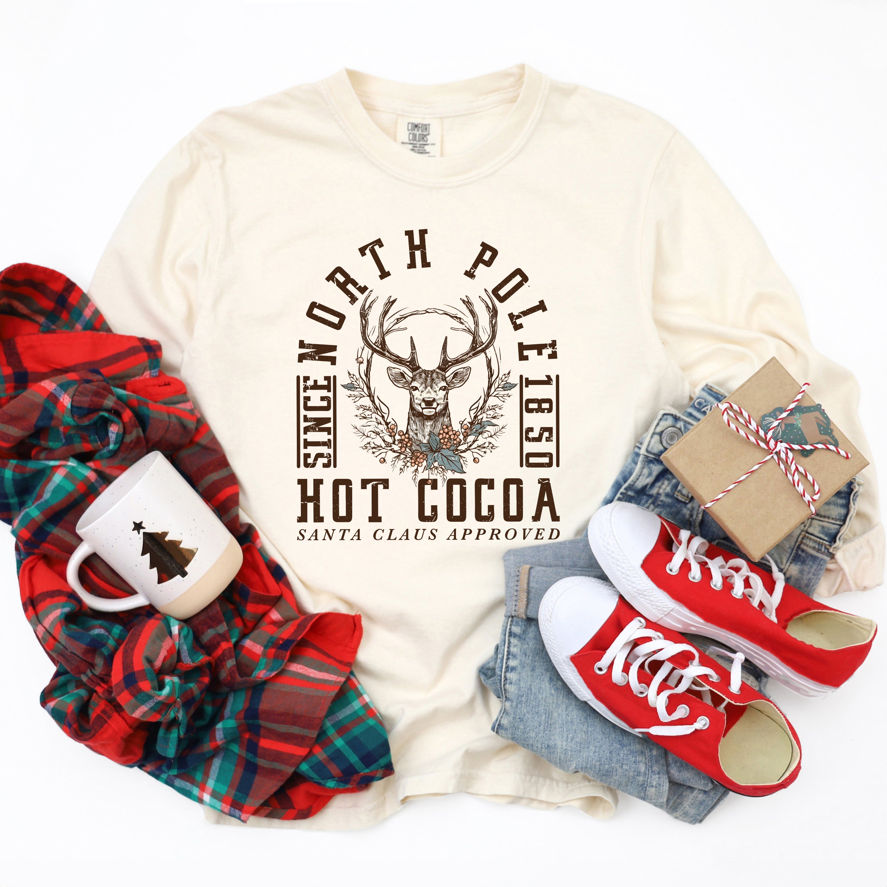 Santa Claus Approved | Garment Dyed Long Sleeve